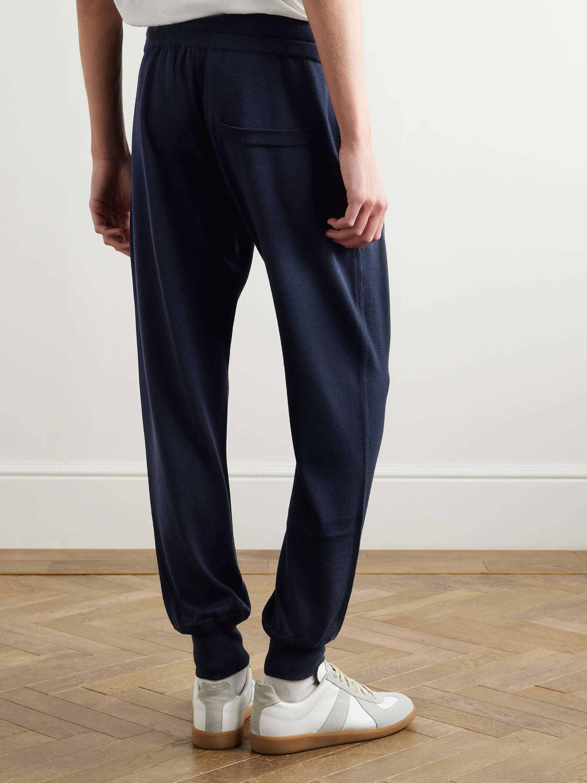 Logo-Appliquèd Wool Sweatpants view