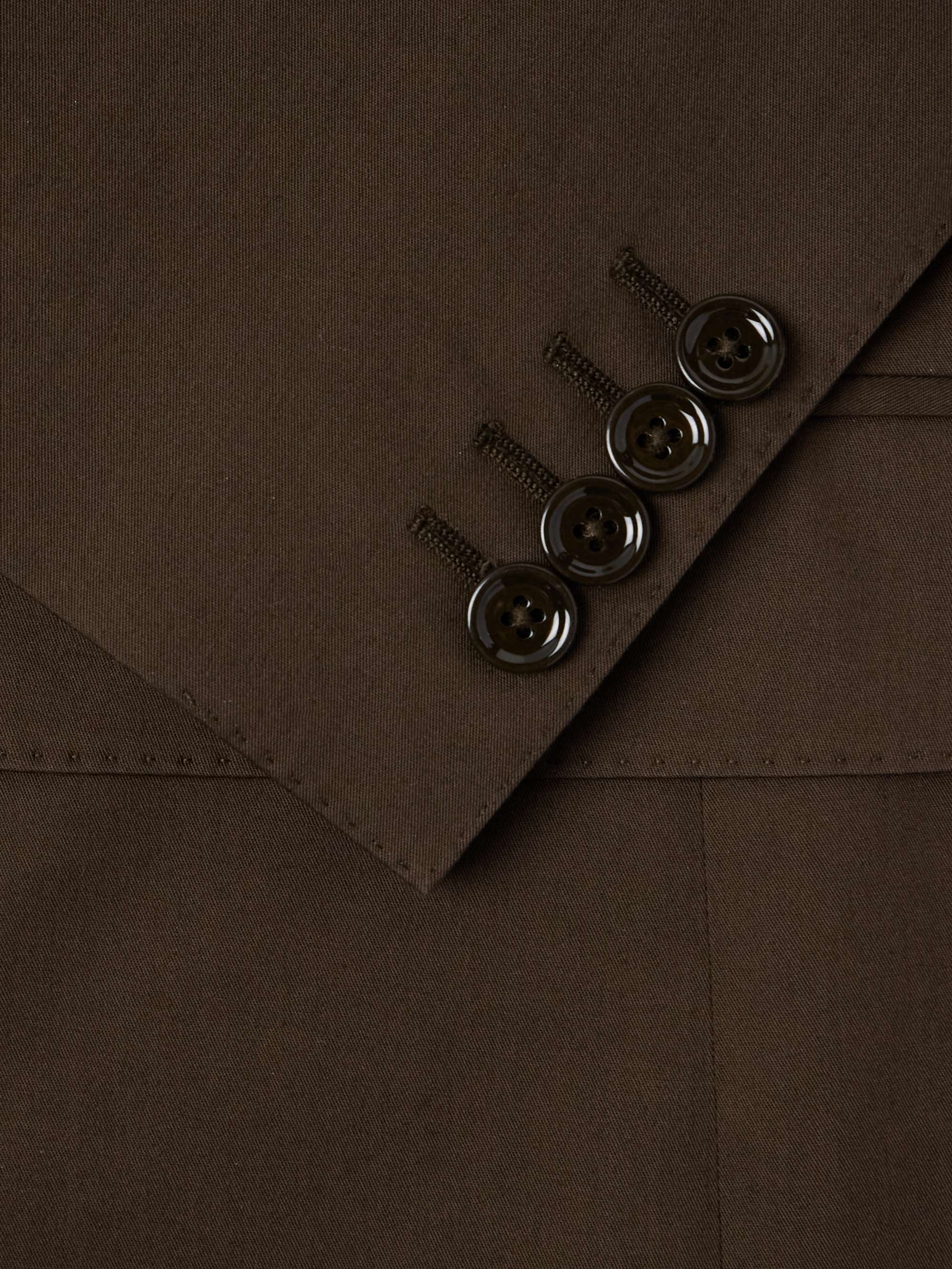 Sicilia Double-Breasted Cotton-Blend Gabardine Blazer view