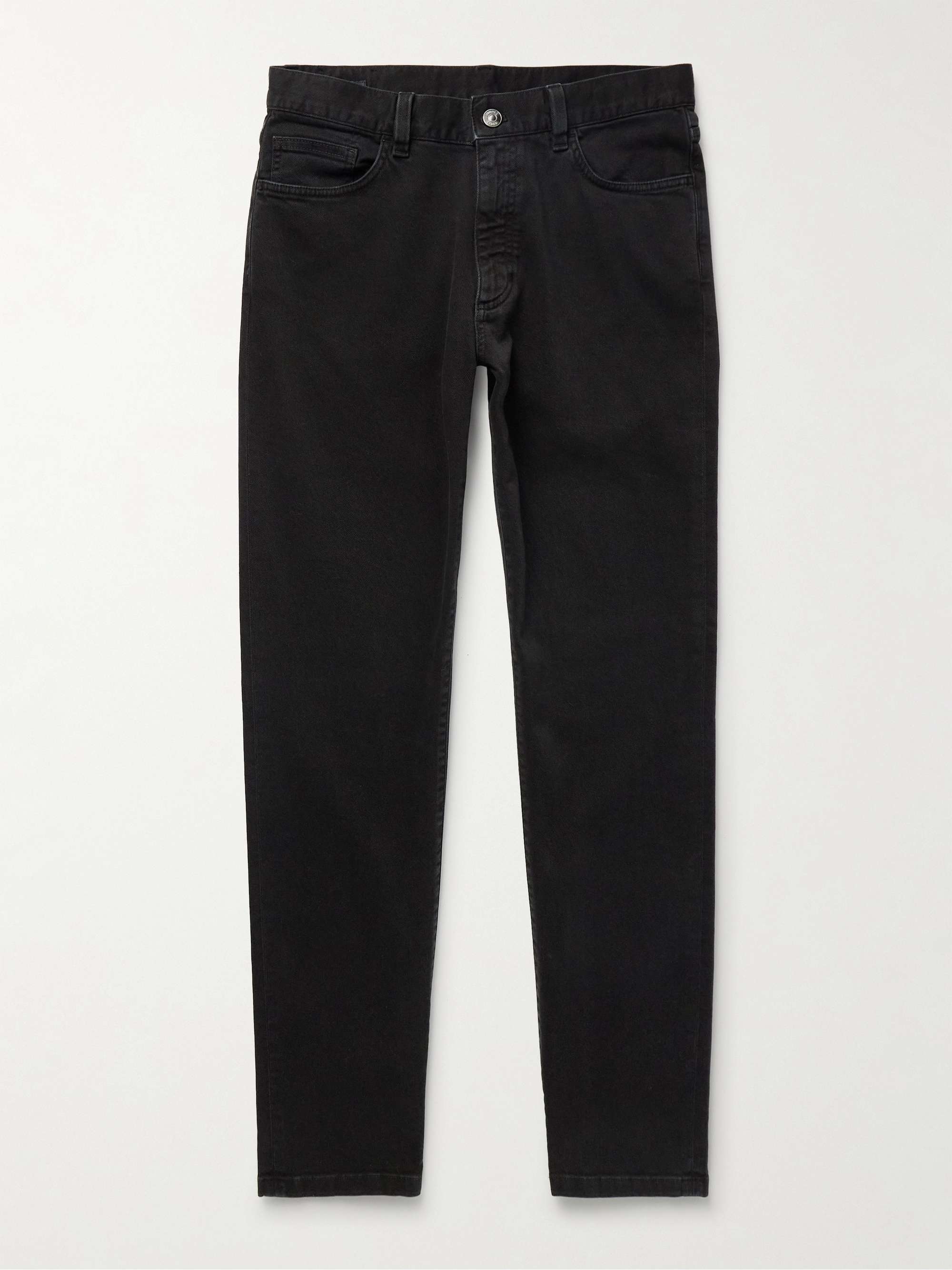Roccia Slim-Fit Cotton-Blend Twill Trousers view