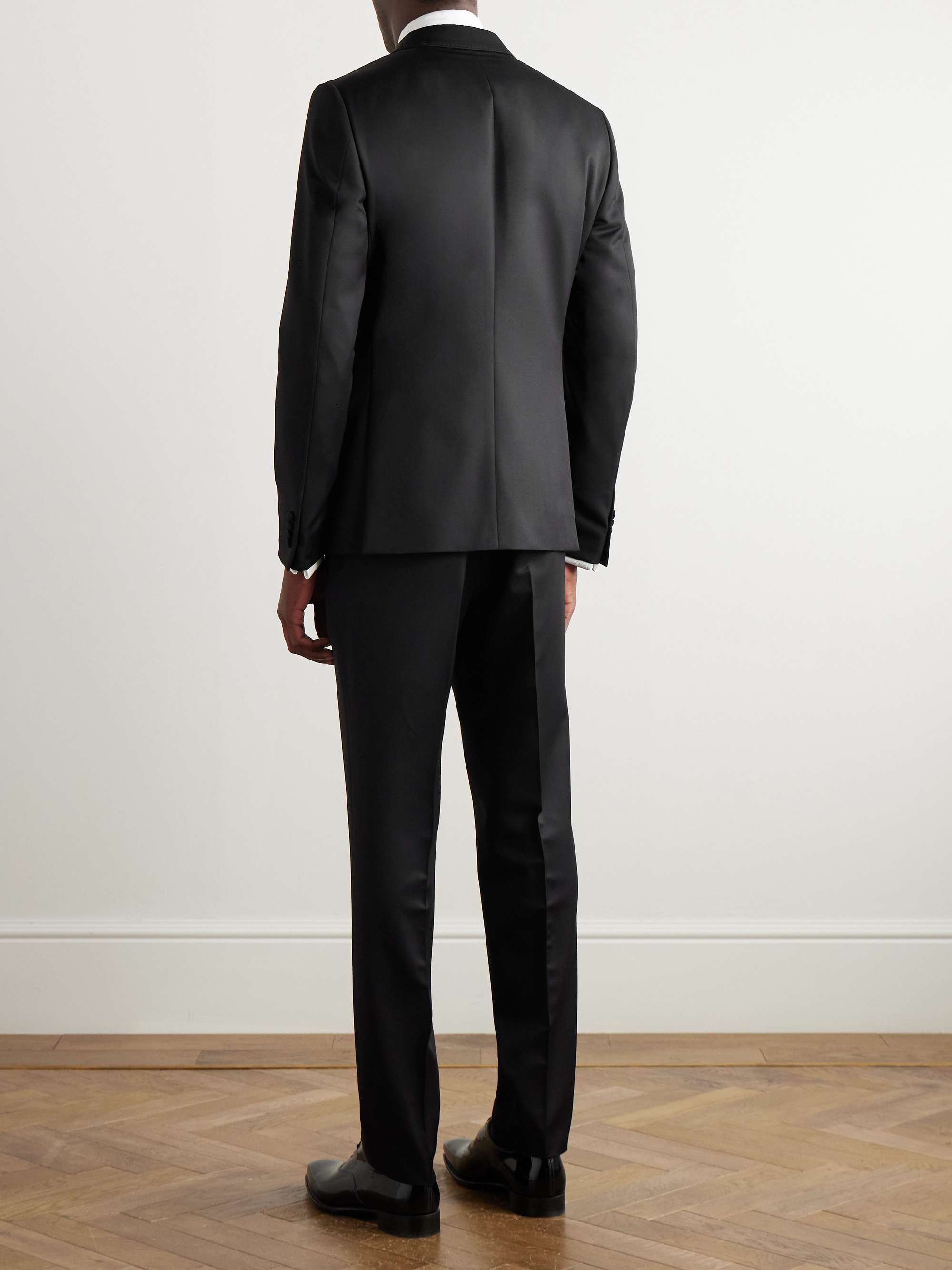 Slim-Fit Satin-Trimmed Wool and Mohair-Blend Tuxedo view
