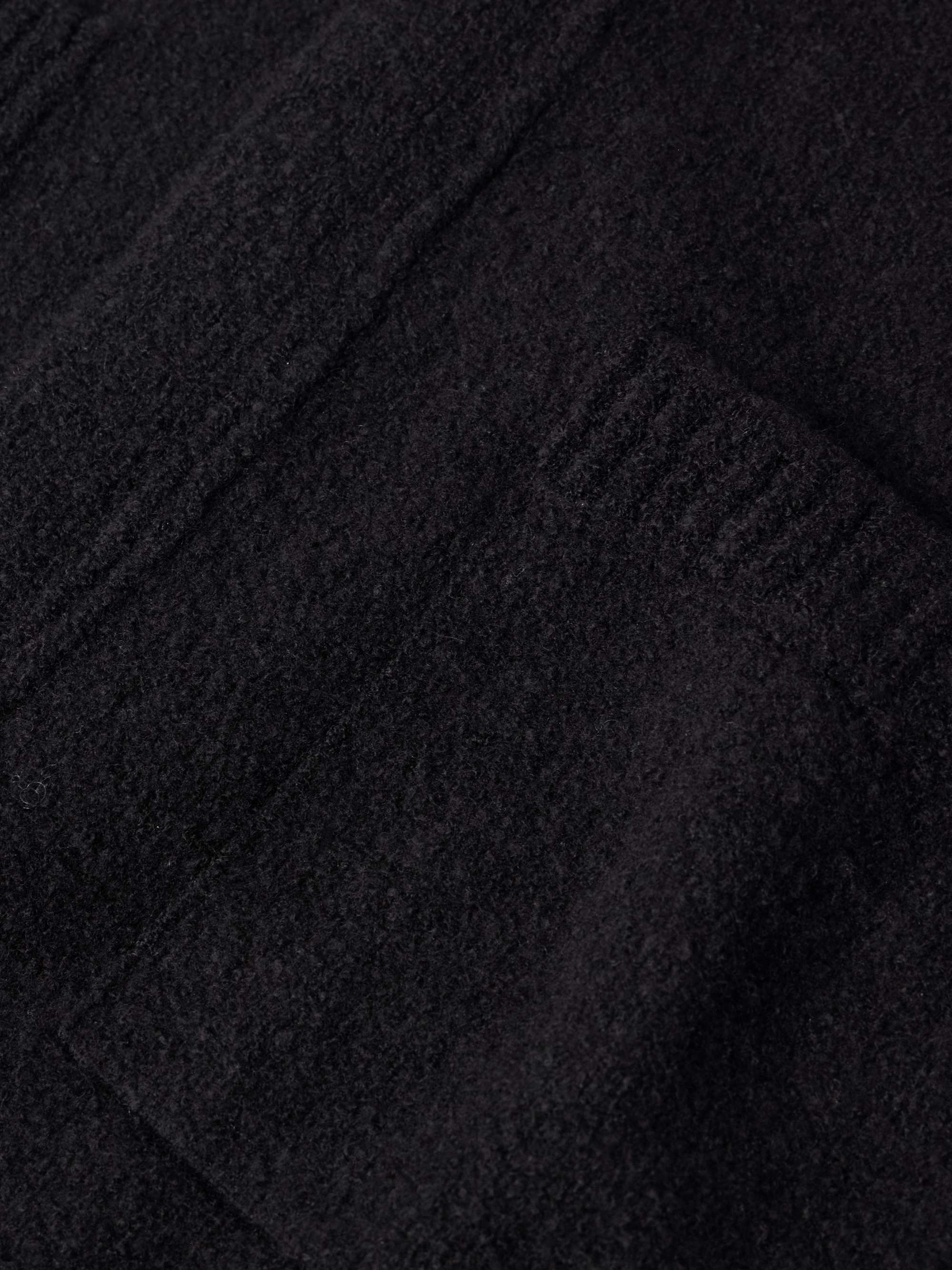 Brushed-Knit Field Jacket view