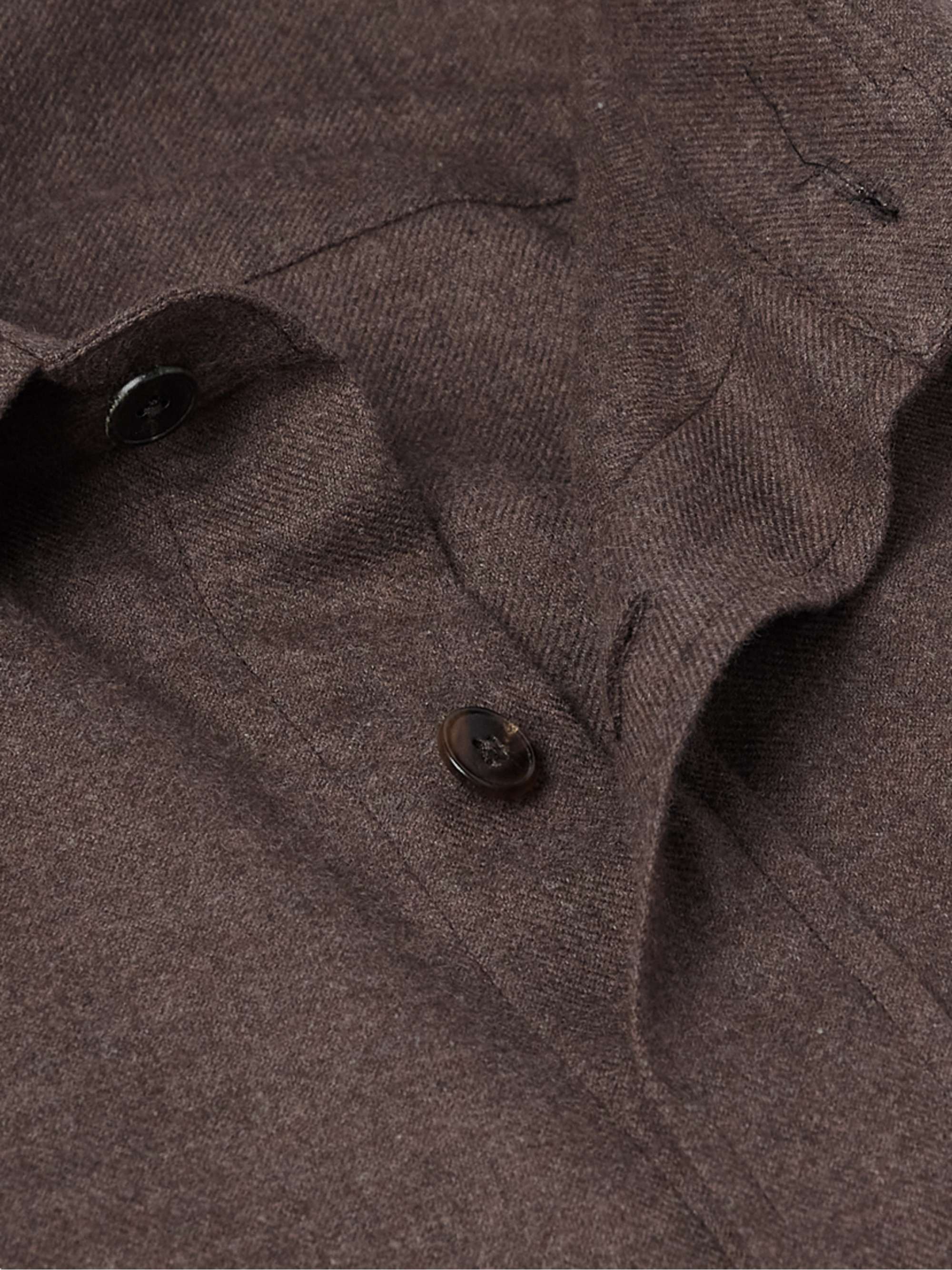 Brushed-Cotton Twill Shirt view