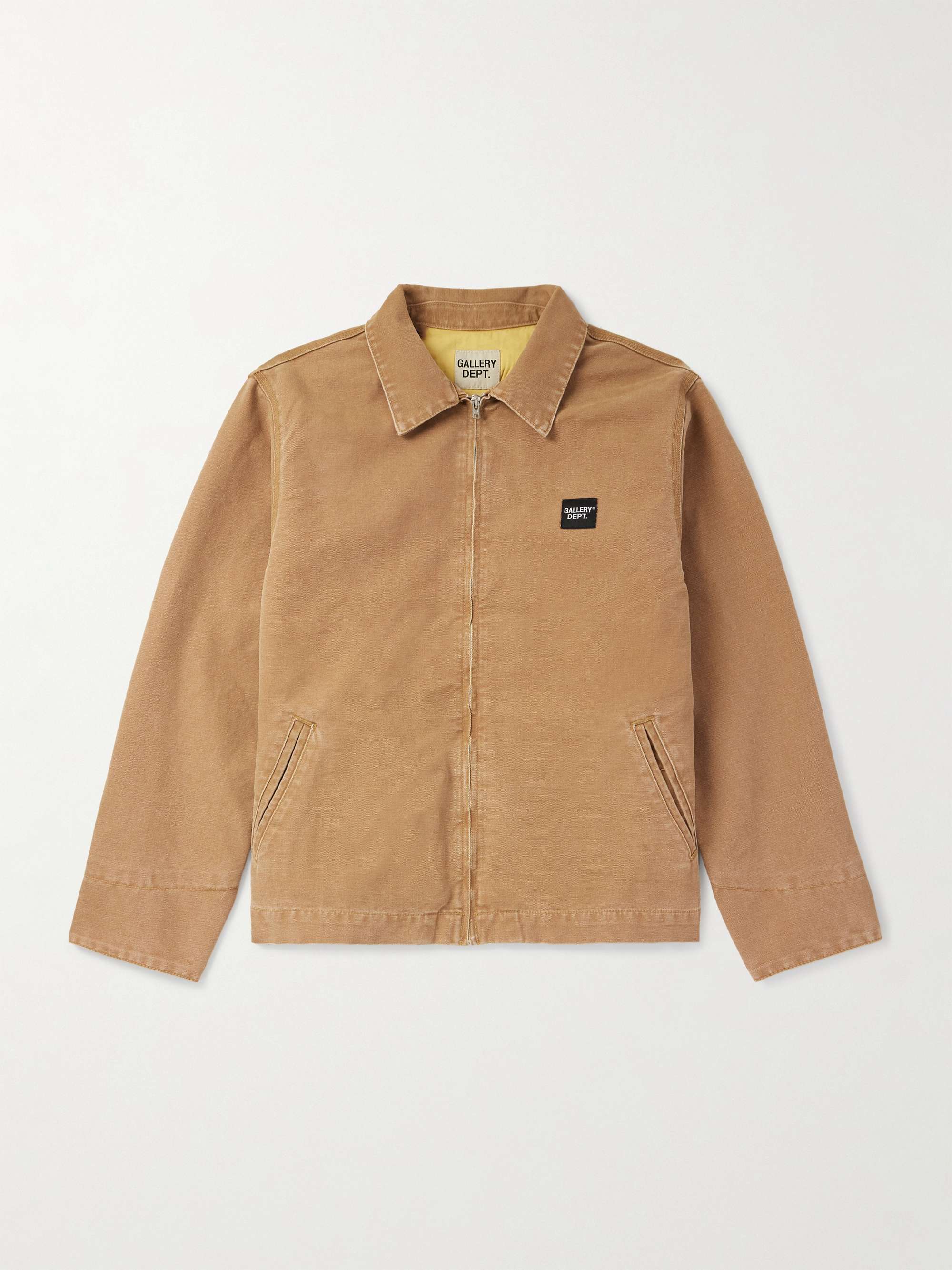 Montecito Logo-Appliquéd Printed Cotton-Canvas Jacket view