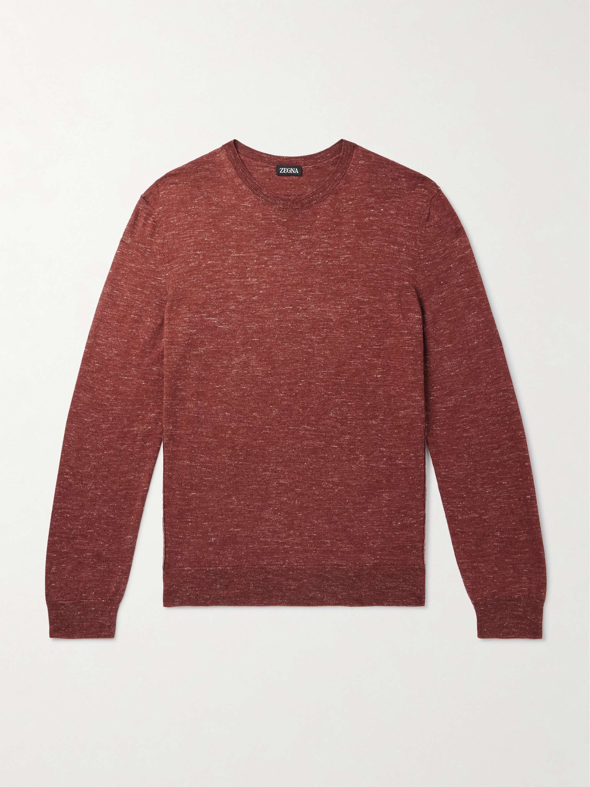 Mulberry Silk, Cashmere and Linen-Blend Sweater view