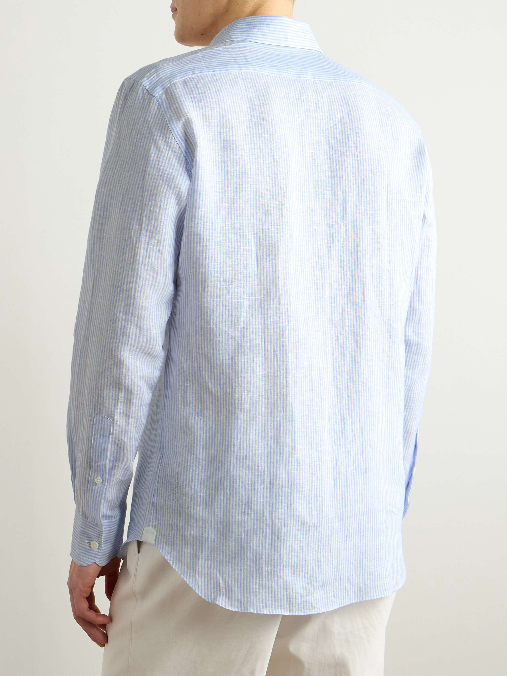 Oasi Striped Linen Shirt view