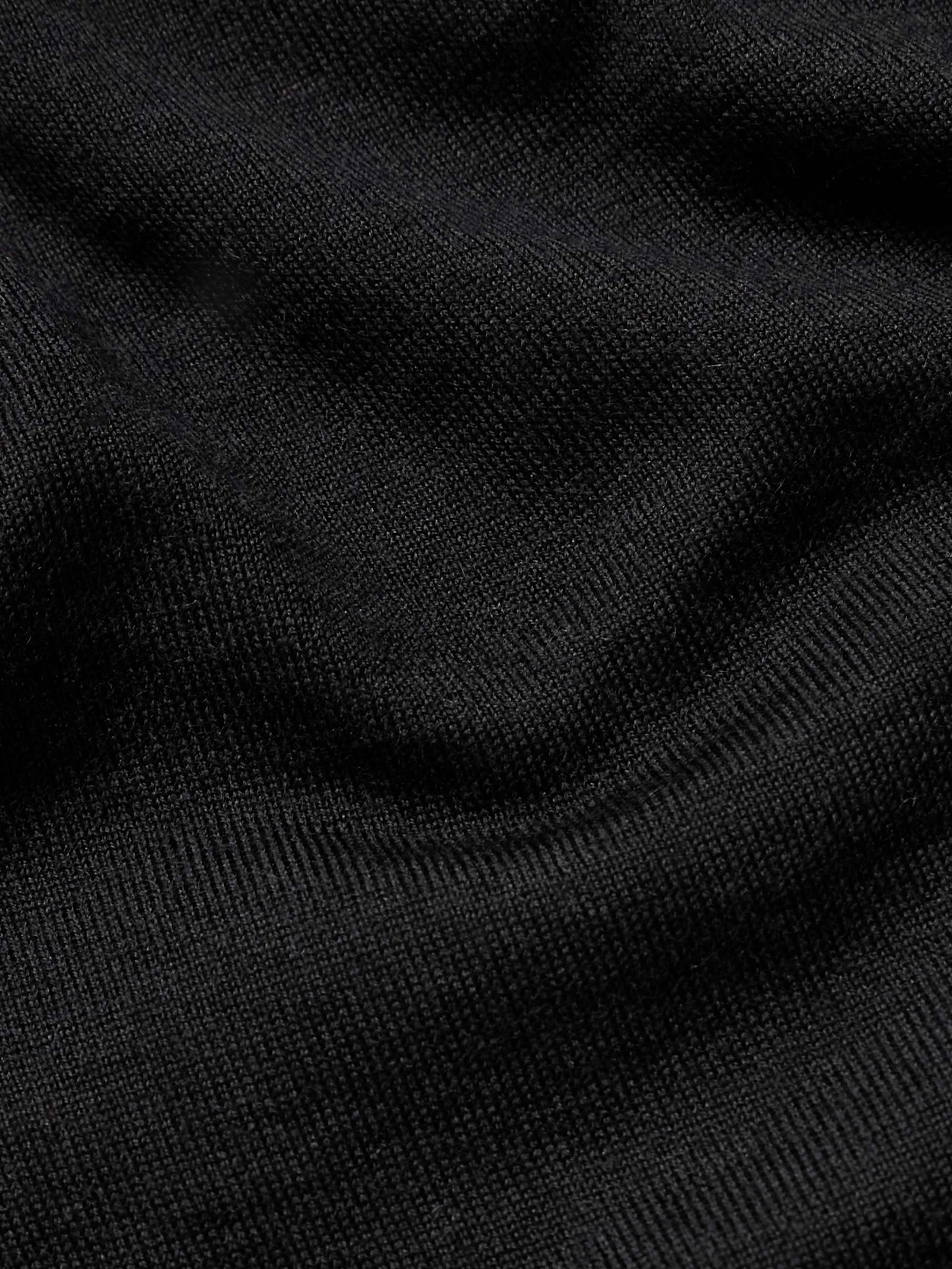 Cashmere, Wool and Silk-Blend Rollneck Sweater view