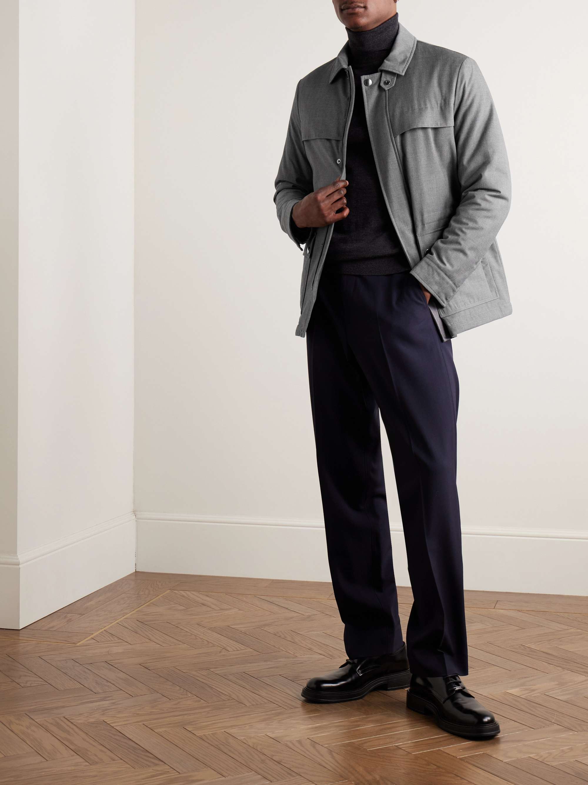 Padded Twill Field Jacket view