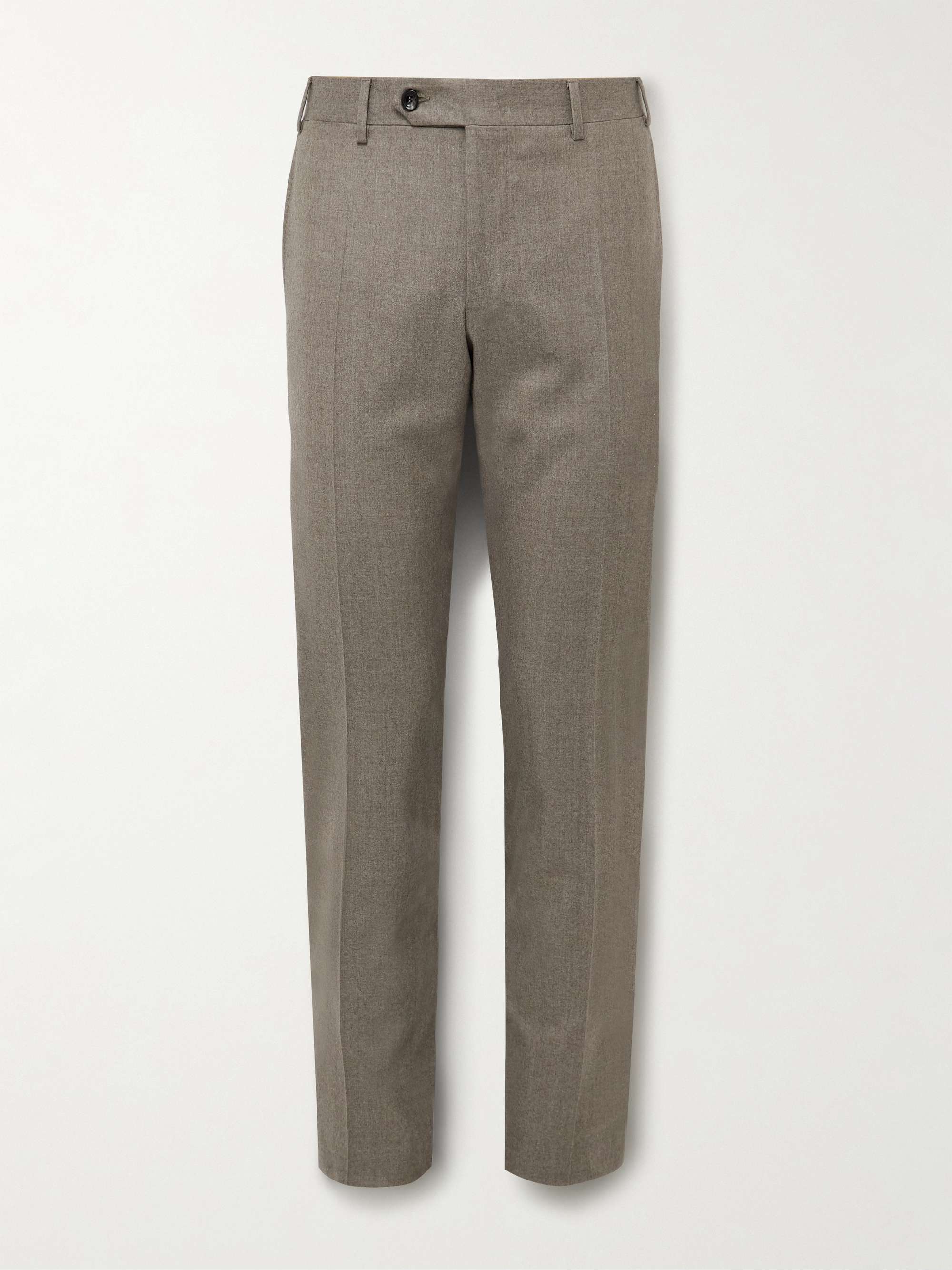 Kei Slim-Fit Wool-Flannel Suit Trousers view