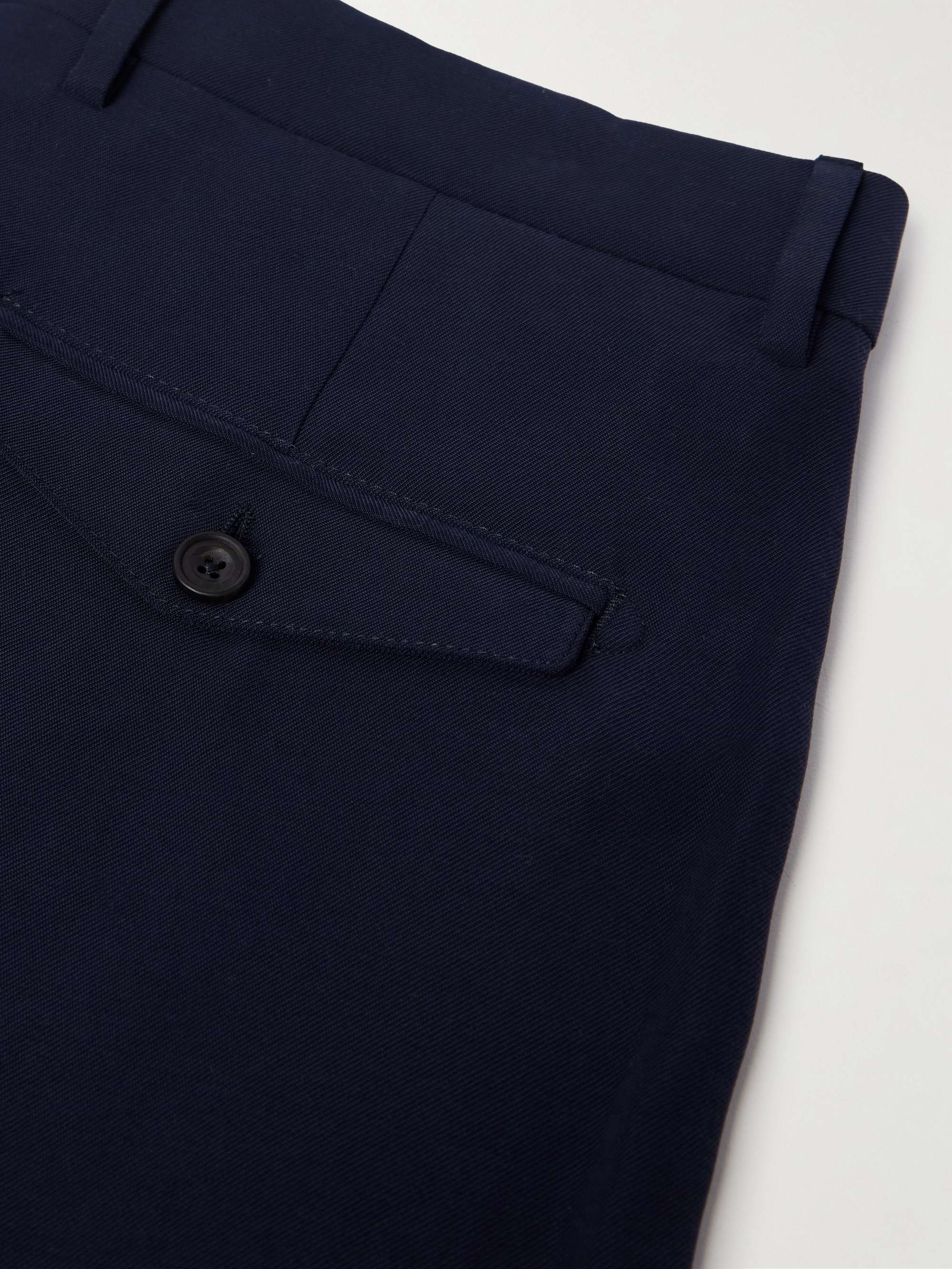 Wide-leg Twill Trousers view