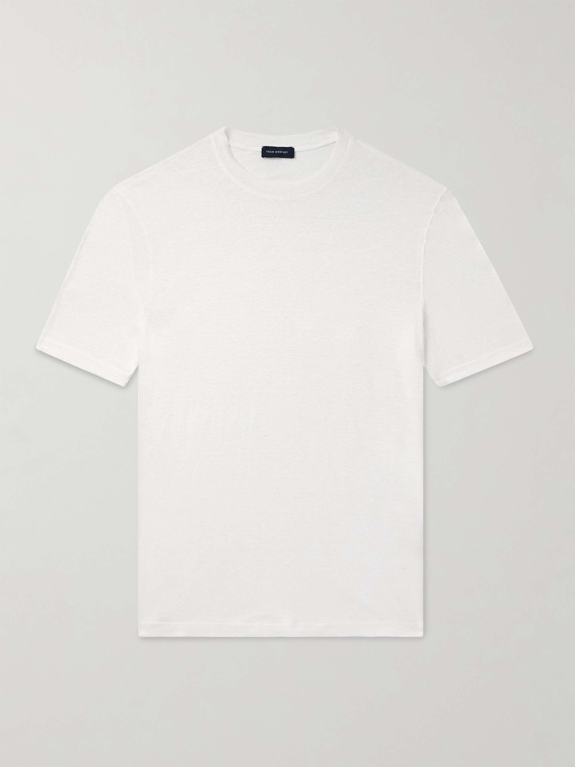 Linen-Blend Jersey T-Shirt view