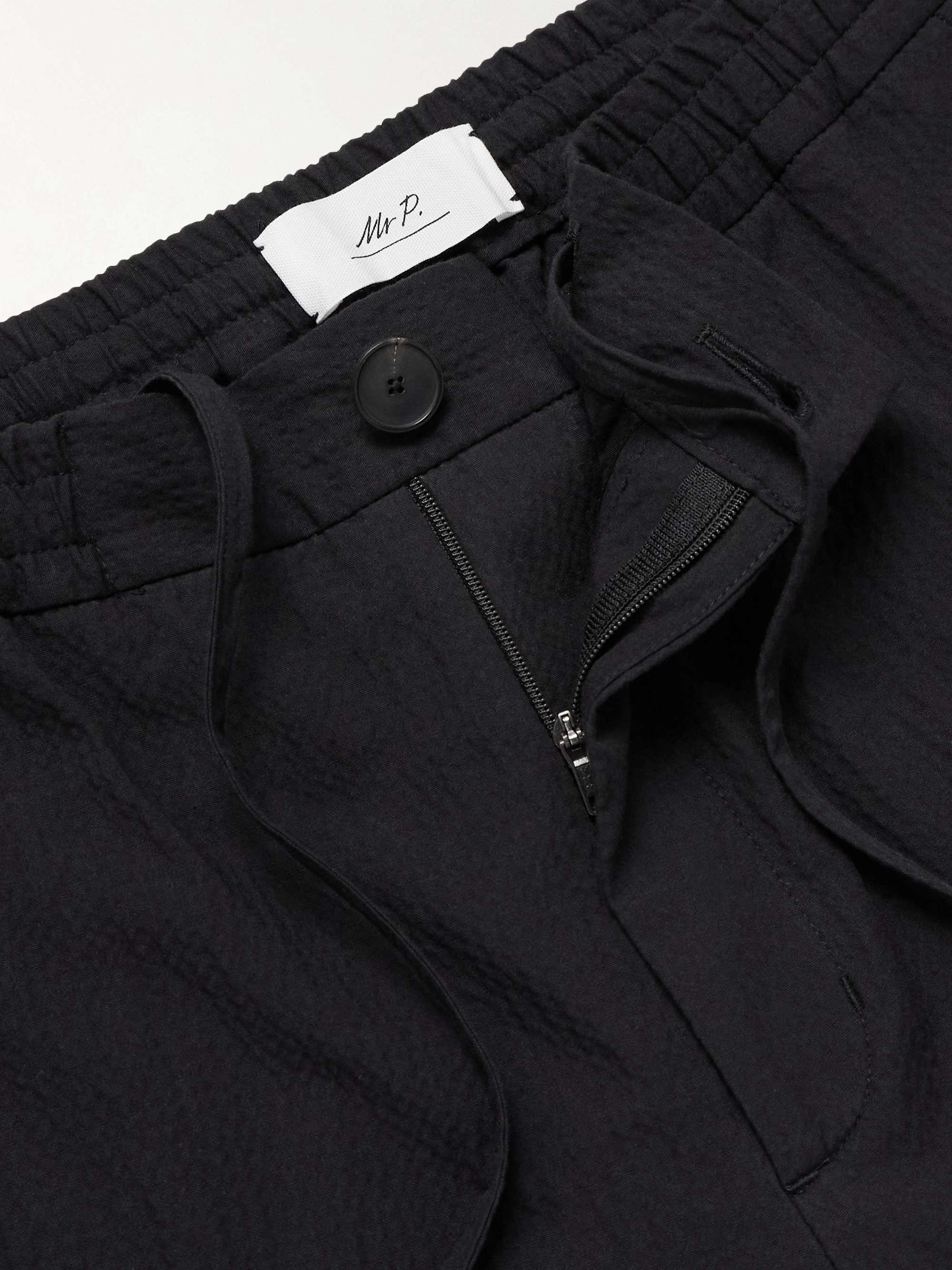 James Tapered Stretch-Cotton Seersucker Suit Trousers view