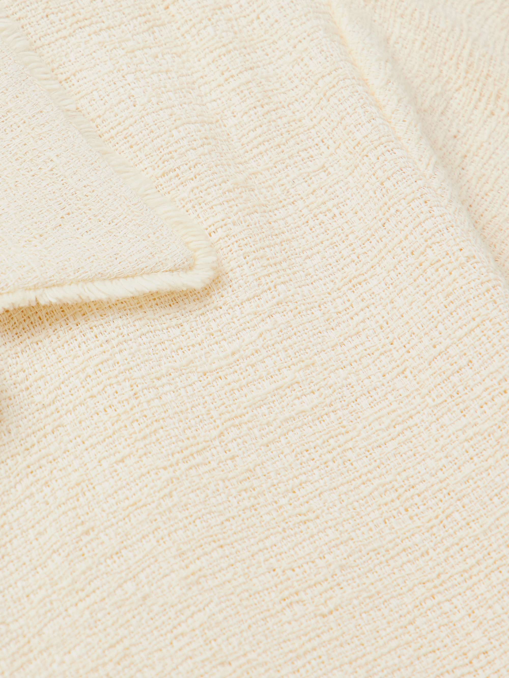 Jagou Camp-Collar Cotton-Blend Tweed Shirt view