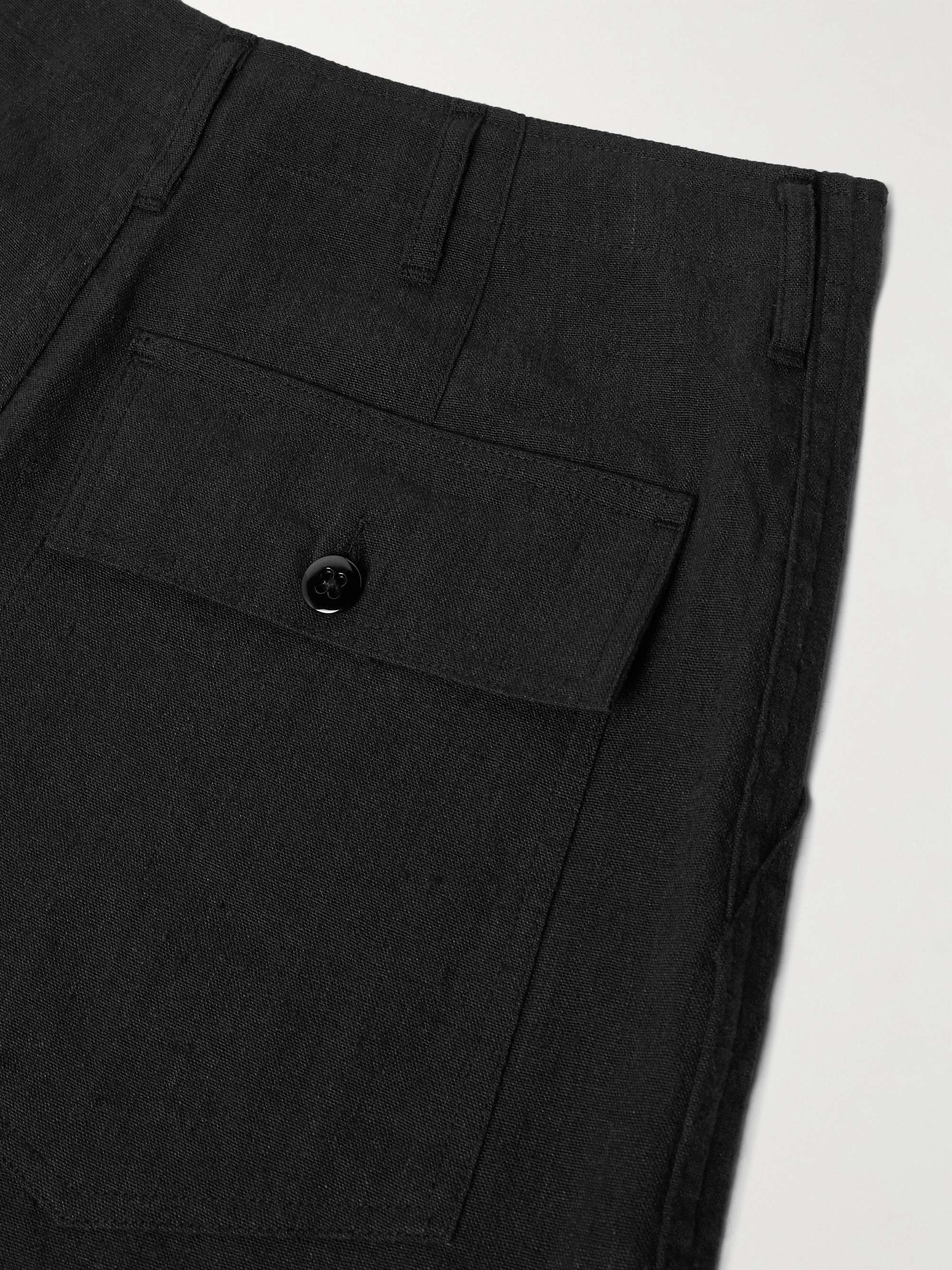 Fatigue Straight-Leg Linen and Cotton-Blend Trousers view