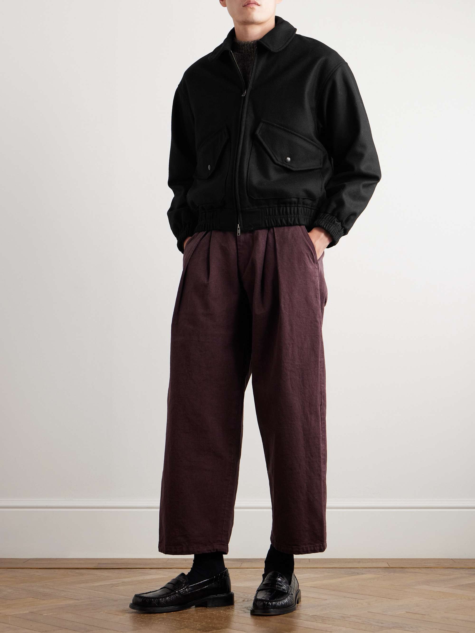 CWE Wool-Blend Bomber Jacket view