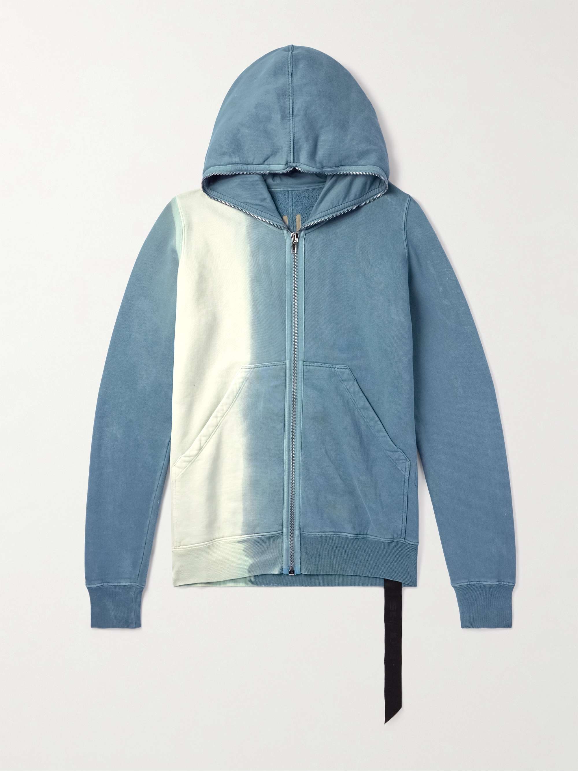 Dégradé Cotton-Jersey Zip-Up Hoodie view