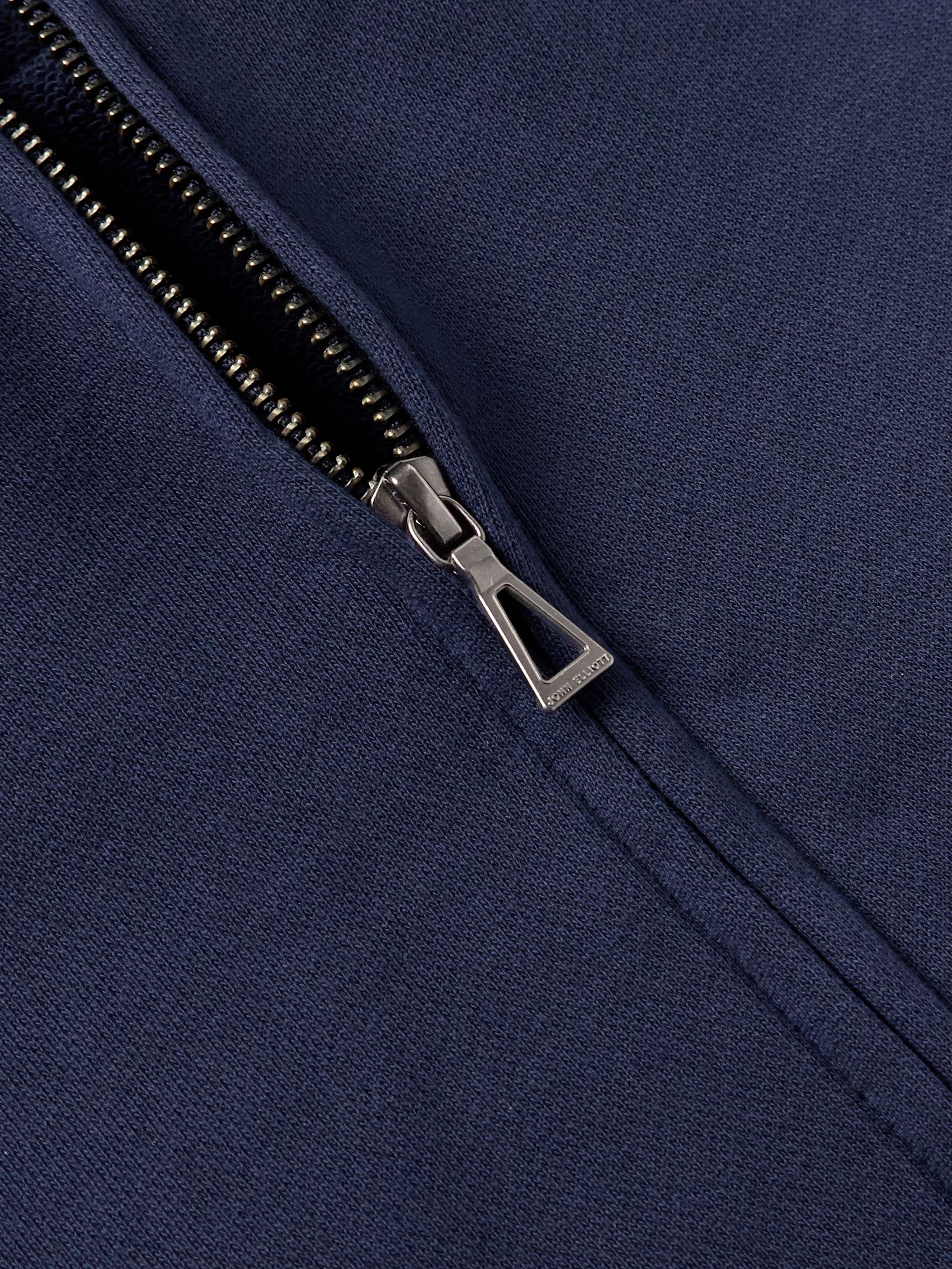 Frances Cotton-Jersey Zip-Up Hoodie view