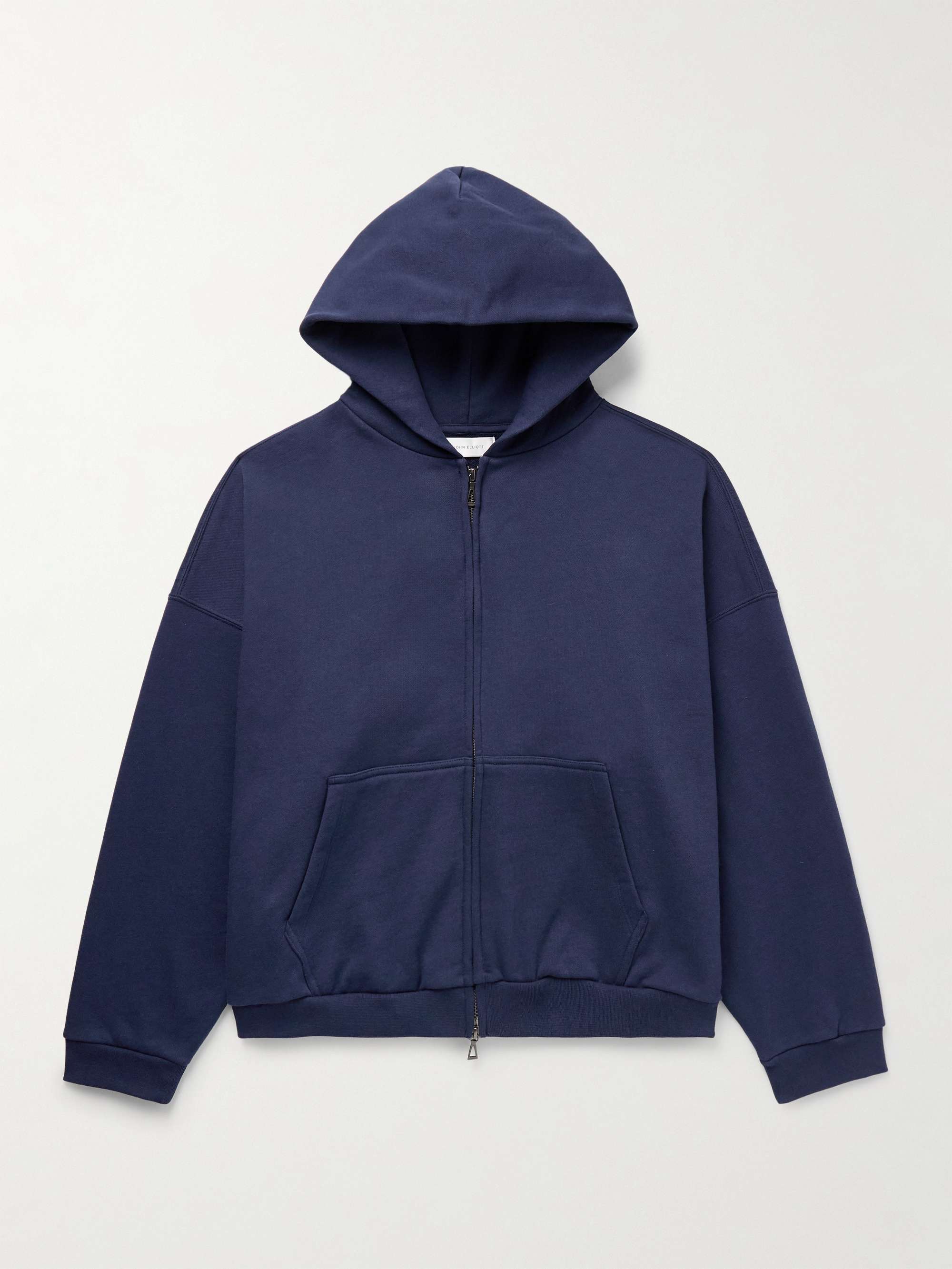 Frances Cotton-Jersey Zip-Up Hoodie view