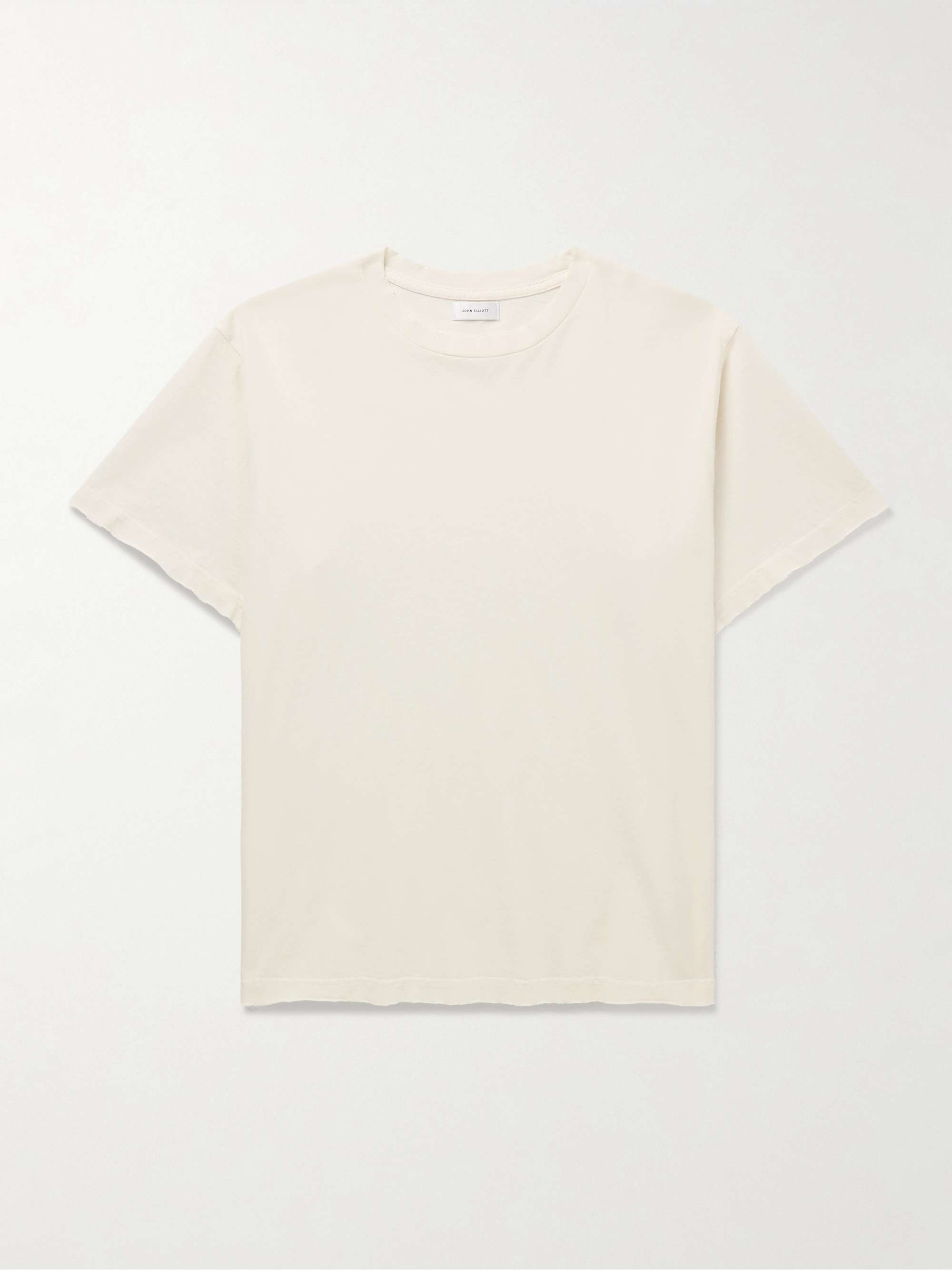Folsom Distressed Cotton-Jersey T-Shirt view