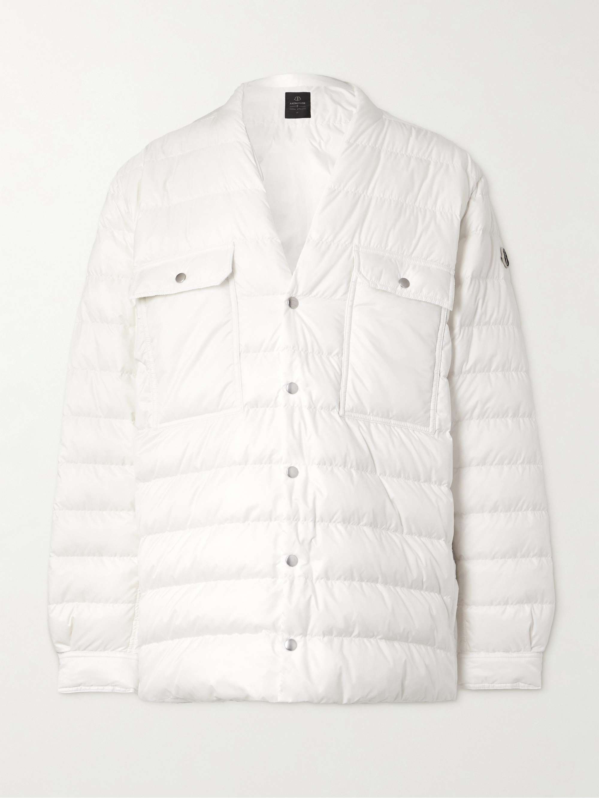 + Moncler Logo-Appliquéd Quilted Shell Down Jacket view