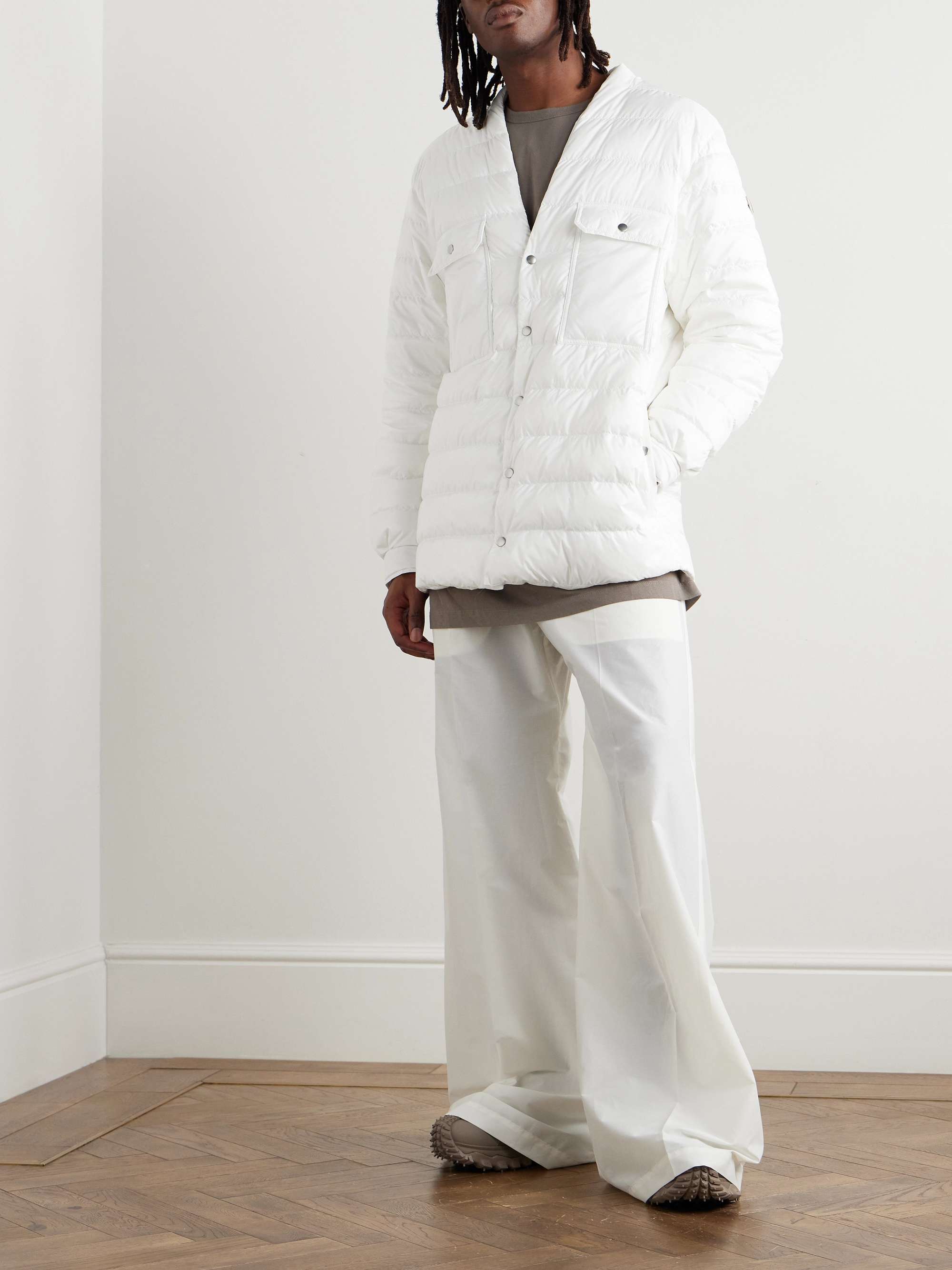 + Moncler Logo-Appliquéd Quilted Shell Down Jacket view