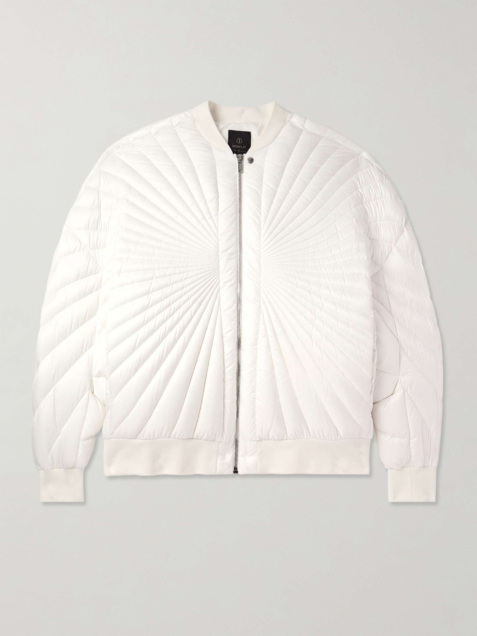 + Moncler Oversized Padded Quilted Shell Bomber Jacket view