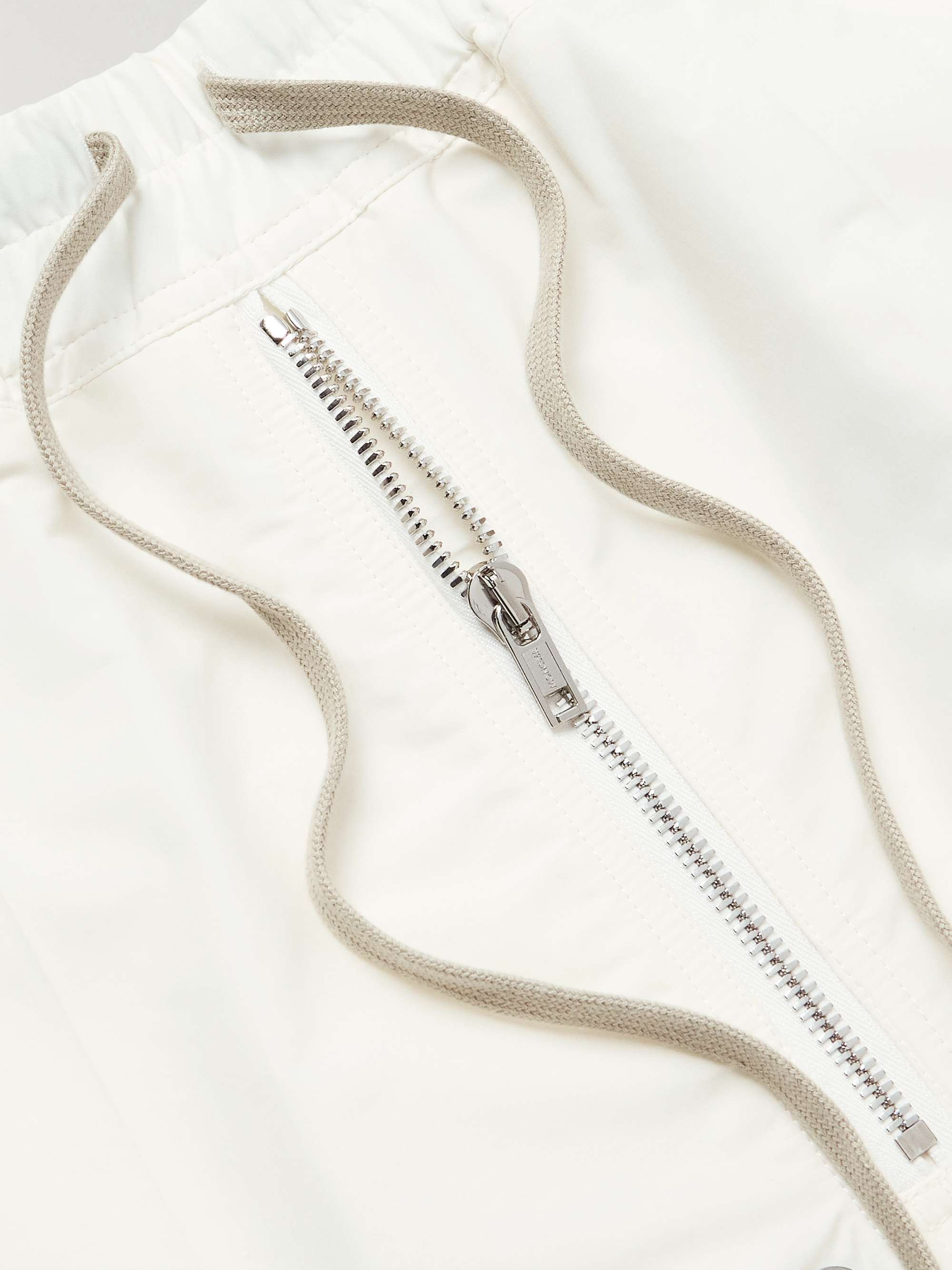 + Moncler Bela Wide-Leg Cotton and Nylon-Blend Drawstring Trousers view