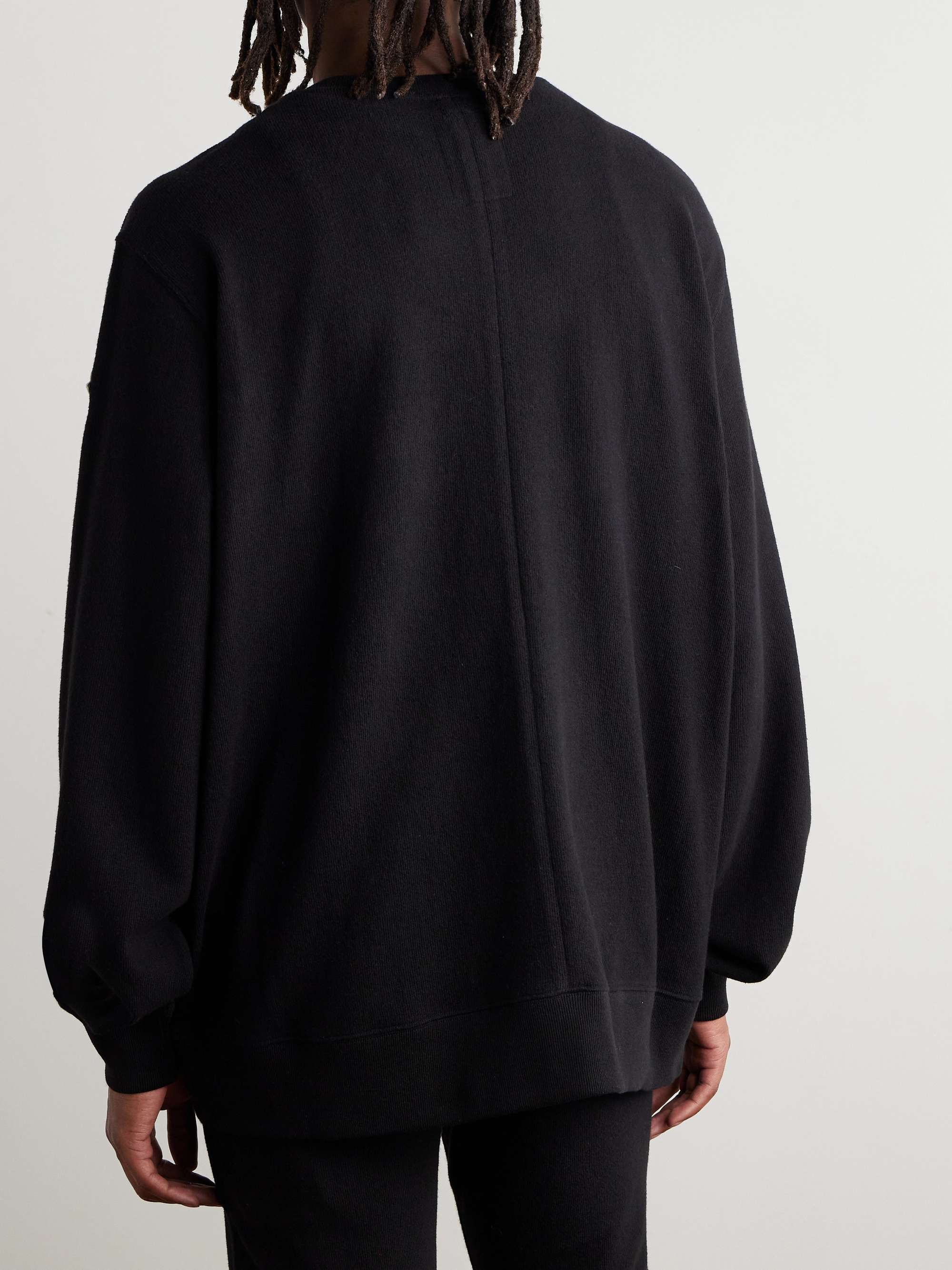 + Moncler Jumbo Logo-Appliquéd Cotton-Jersey Sweatshirt view
