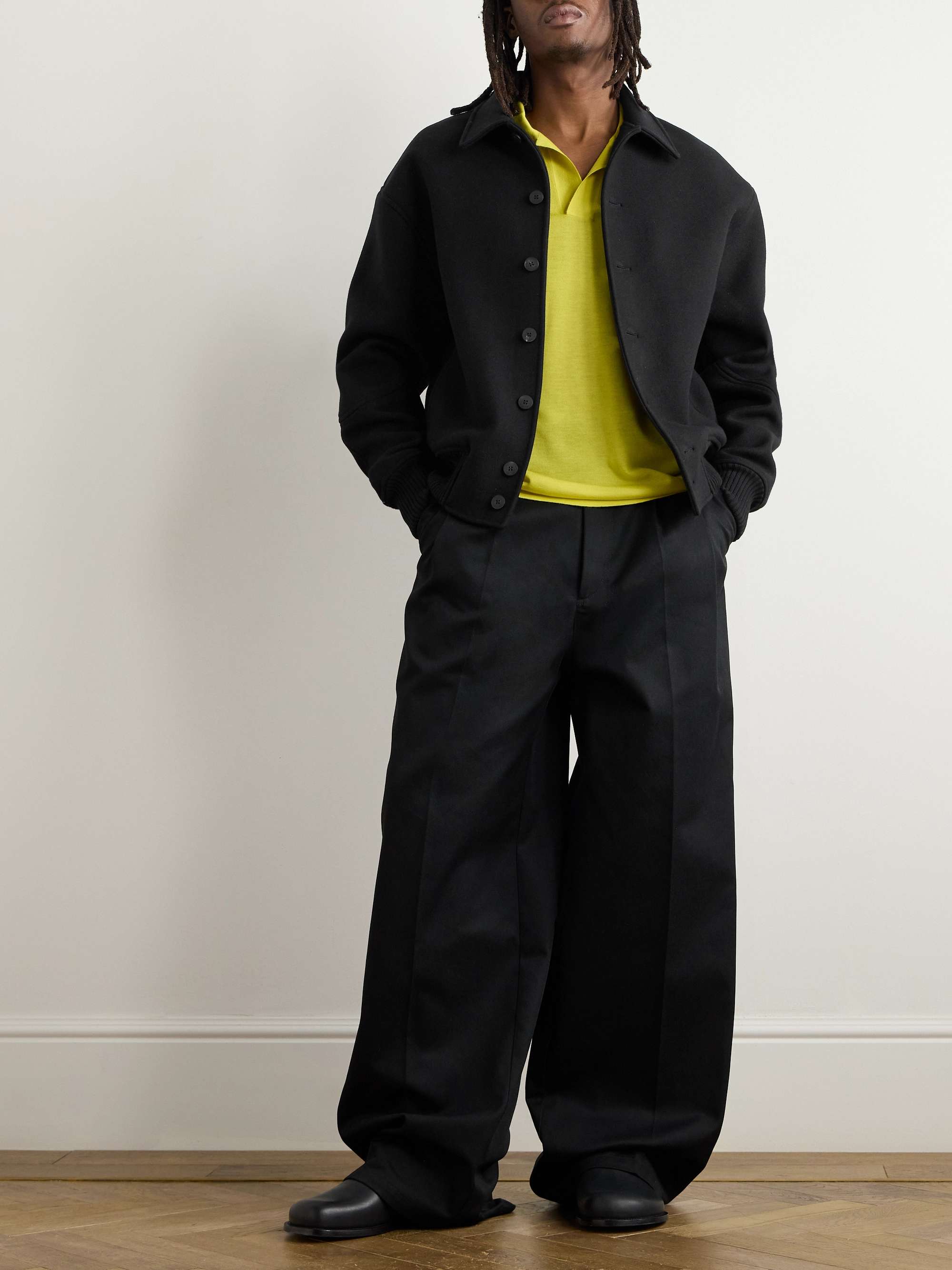 Feltro Wool-Felt Bomber Jacket view