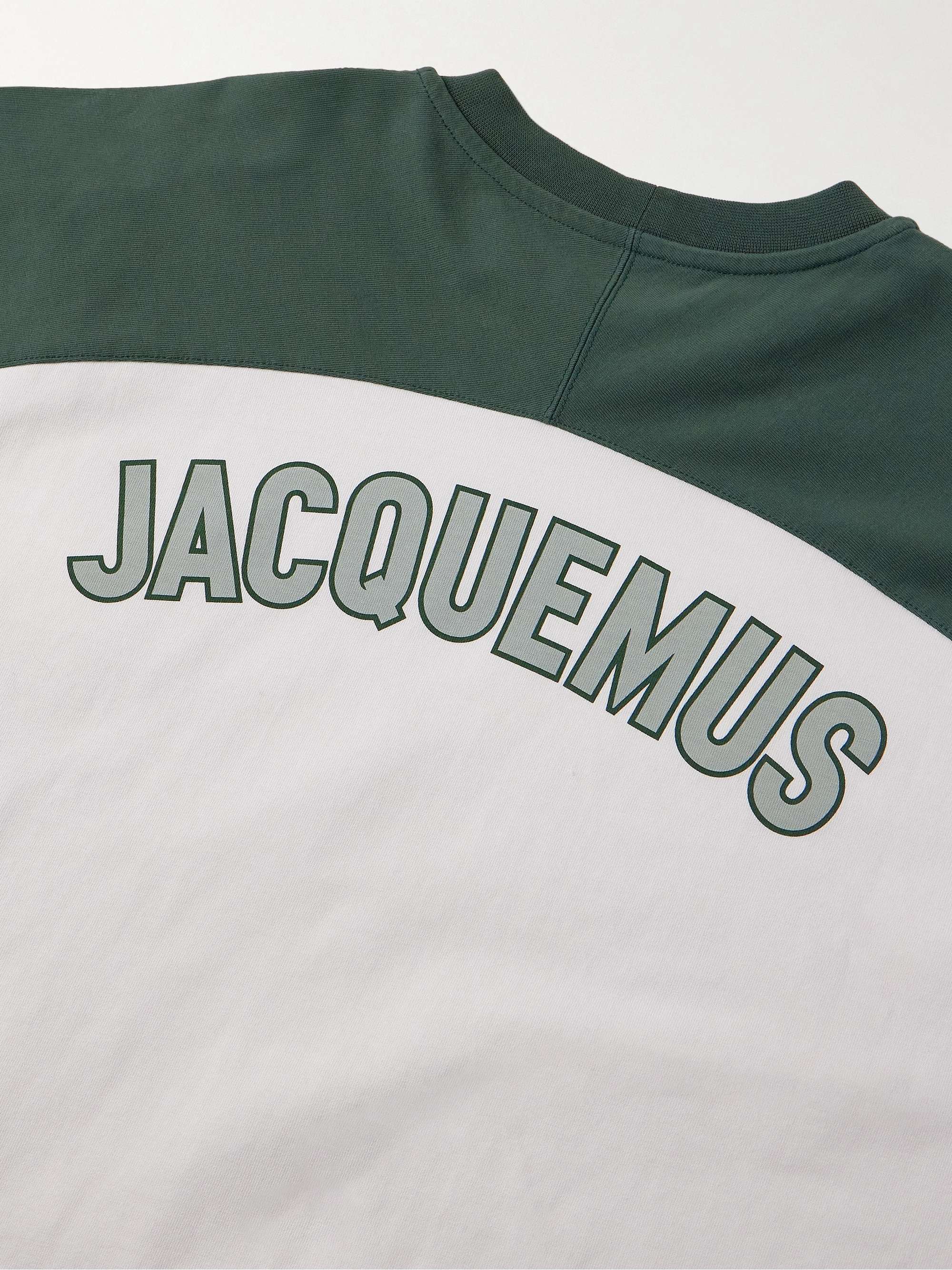 Appliquéd Logo-Print Cotton-Jersey T-Shirt view