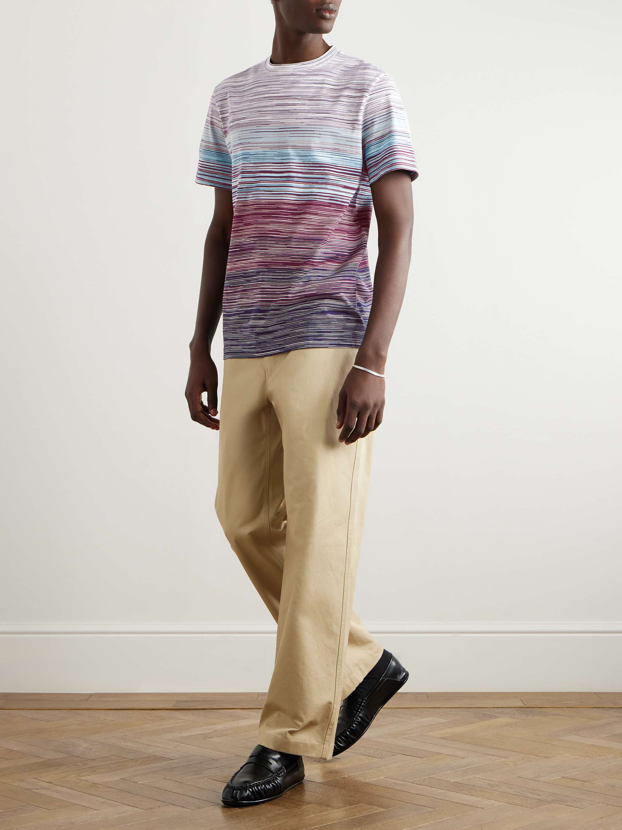 Space-Dyed Cotton-Jersey T-Shirt view
