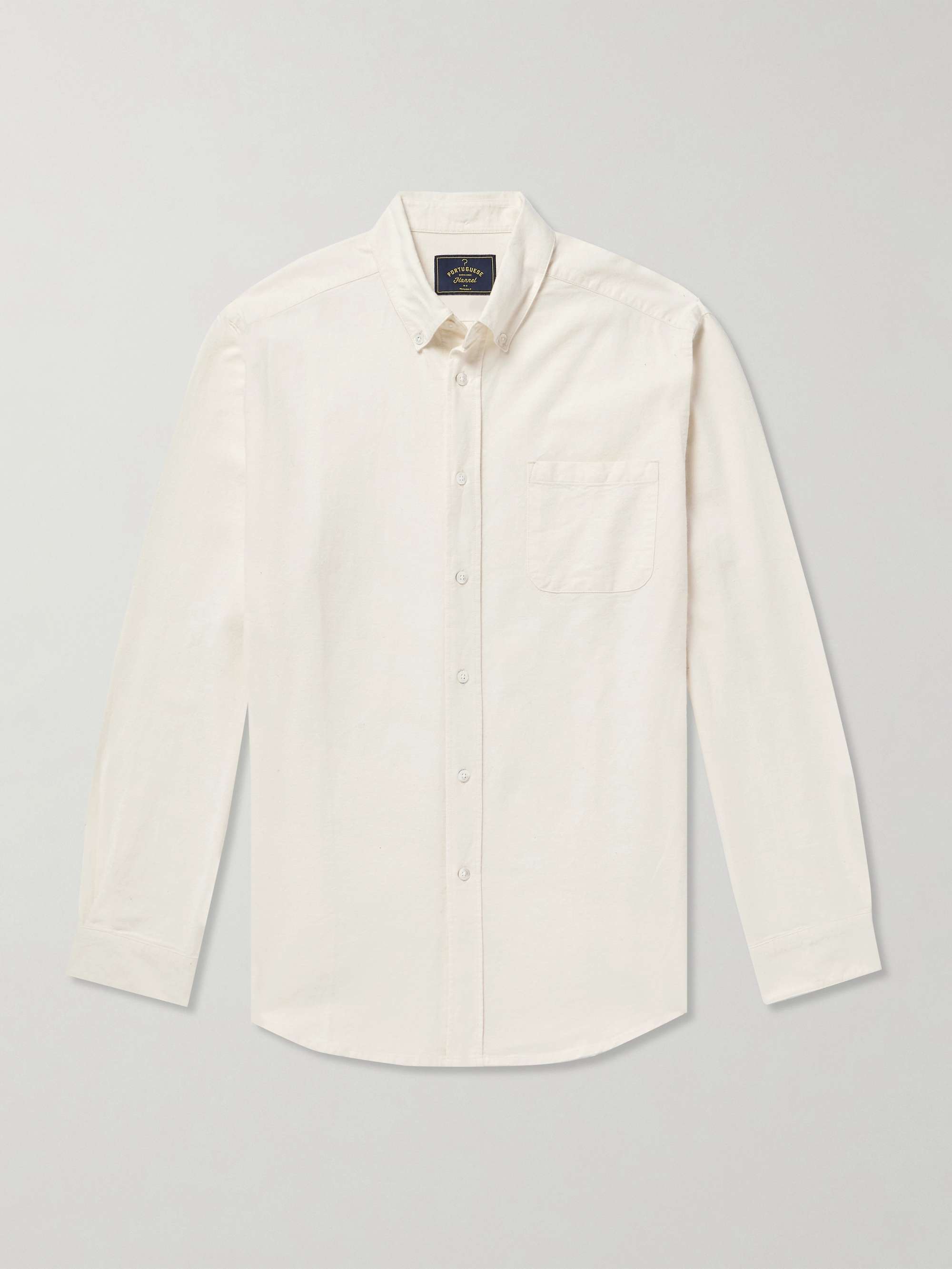Button-Down Brushed-Cotton Oxford Shirt view