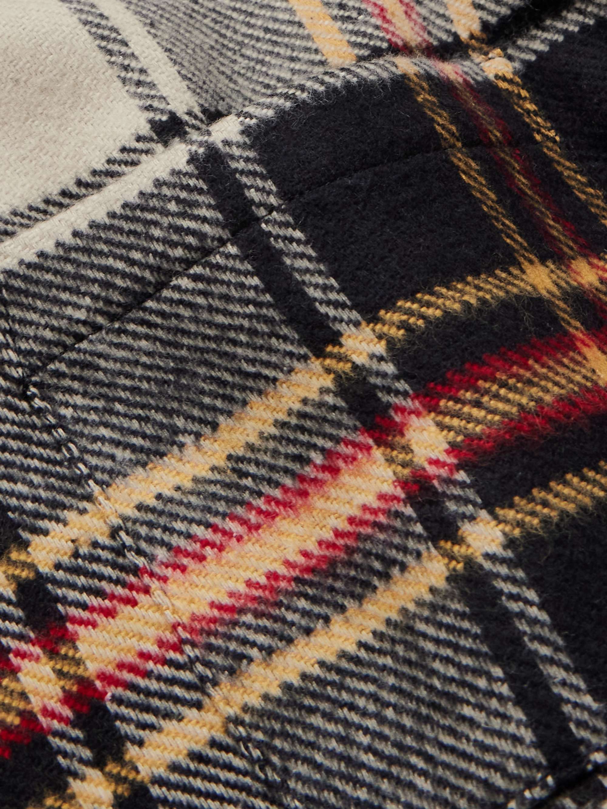 Arc Checked Cotton-Flannel Shirt view