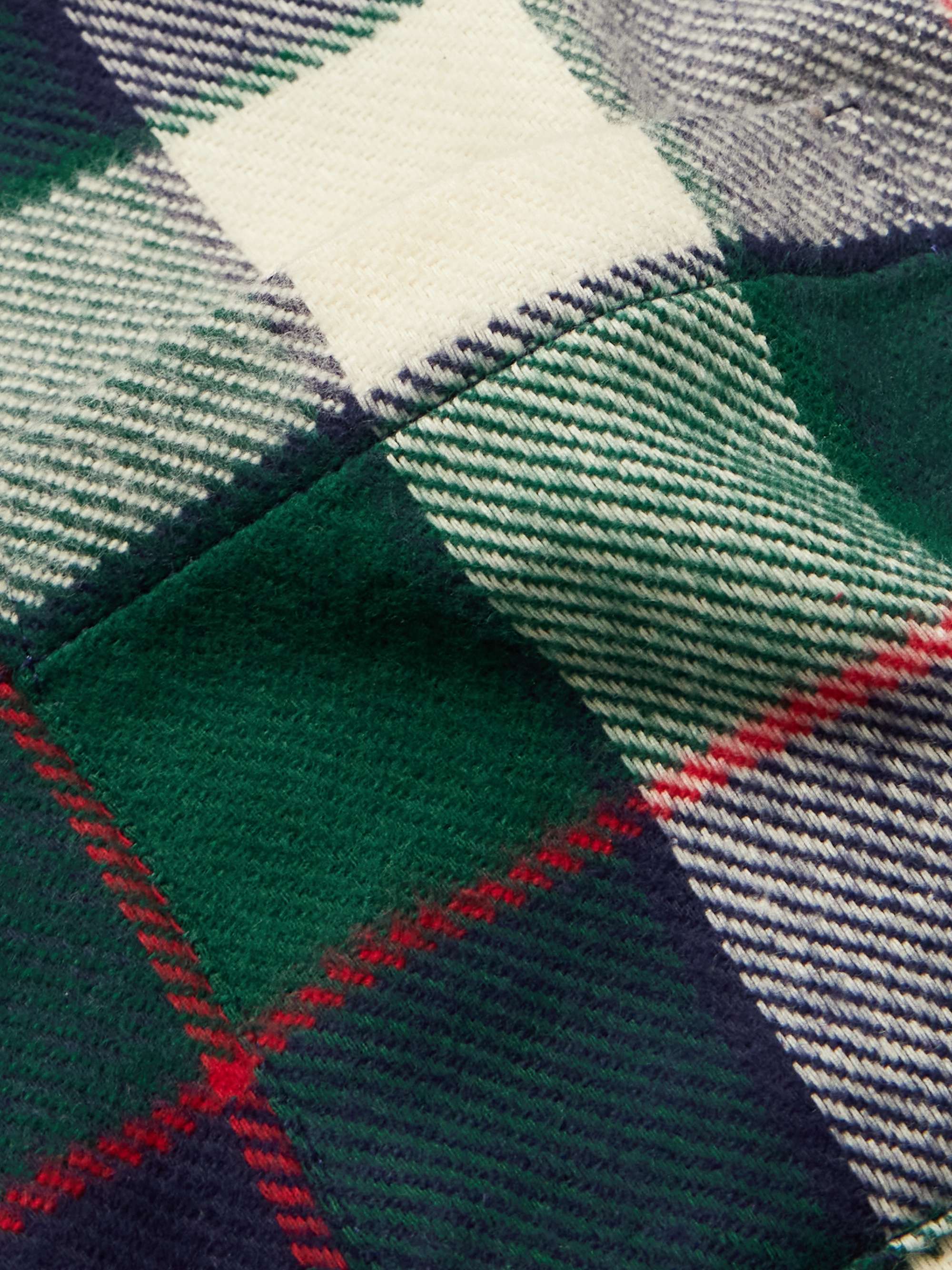Bottle Checked Cotton-Flannel Shirt view