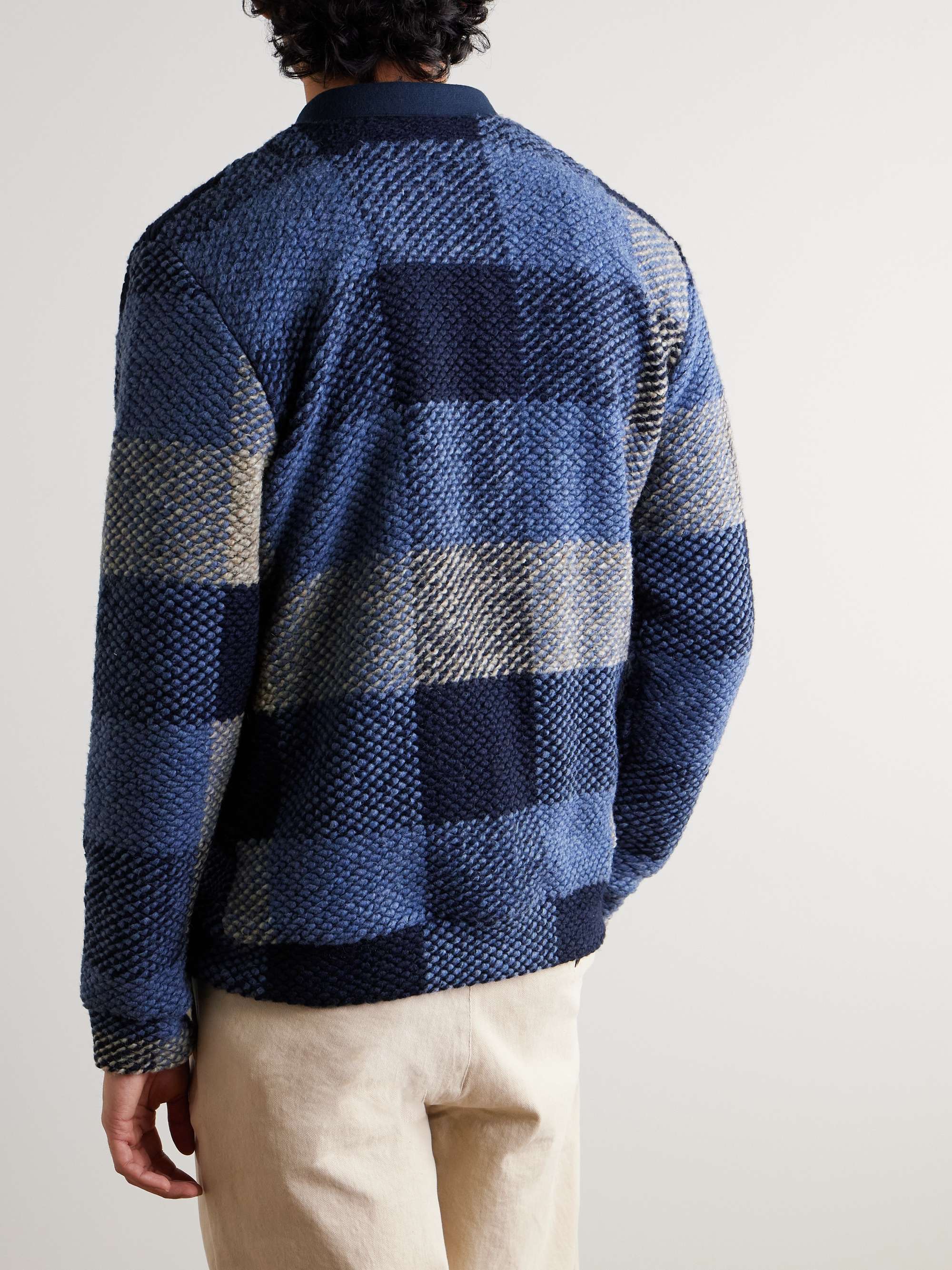 Quintal Checked Knitted Cardigan view