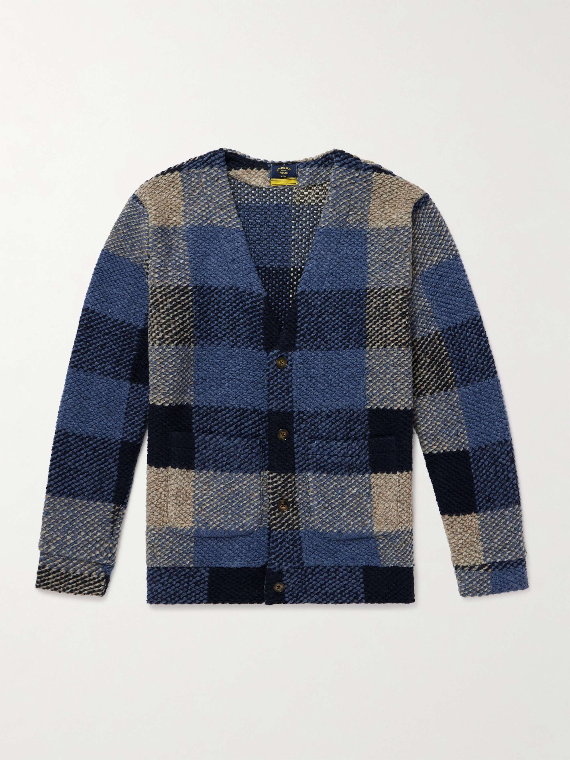 Quintal Checked Knitted Cardigan view