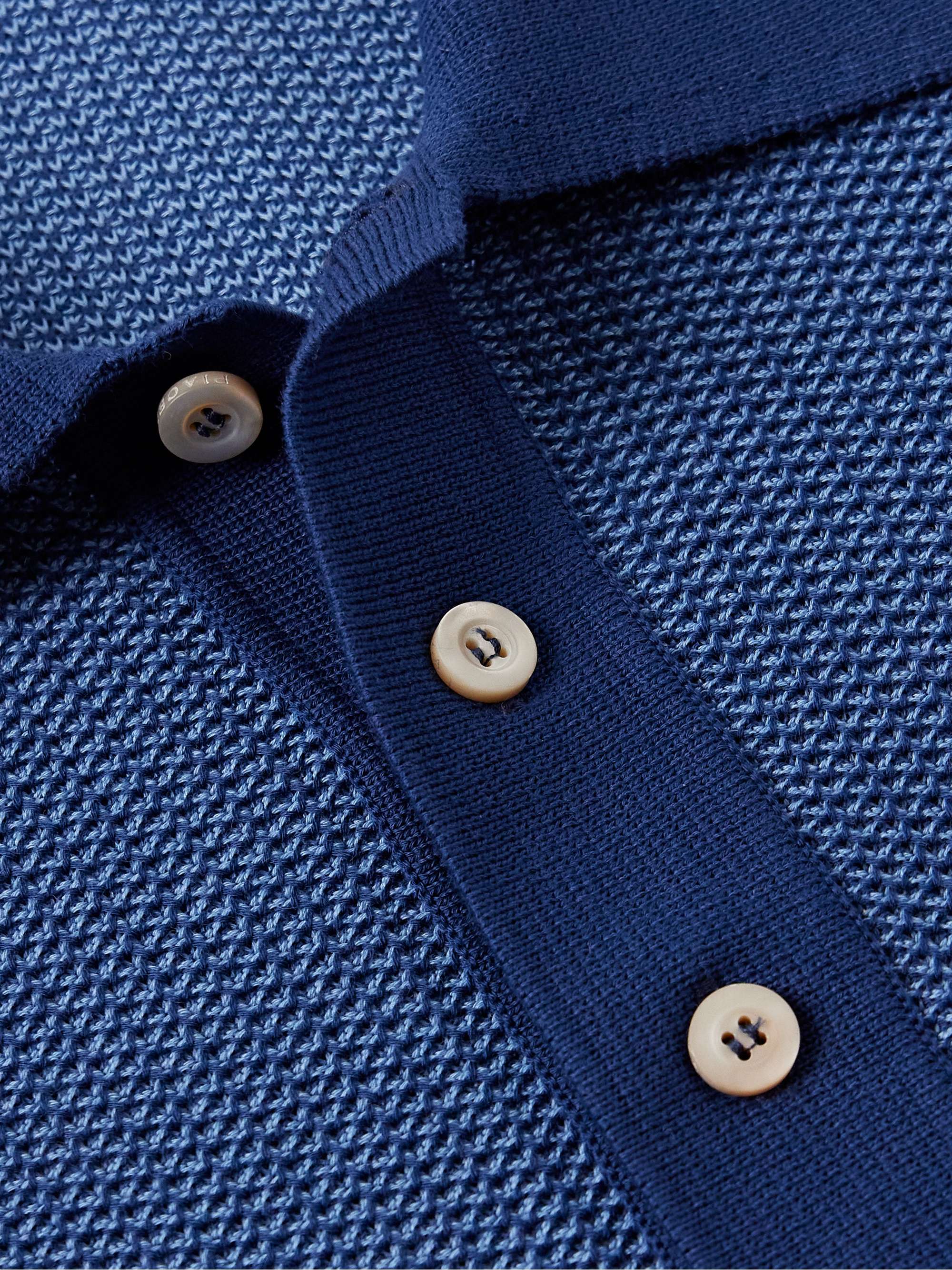 Slim-Fit Birdseye Cotton Polo Shirt view