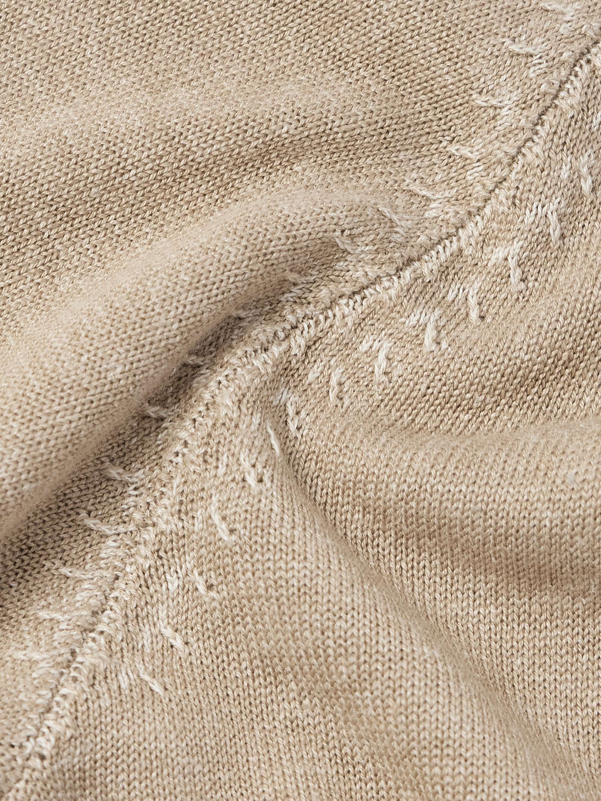 Silk and Linen-Blend Sweater view