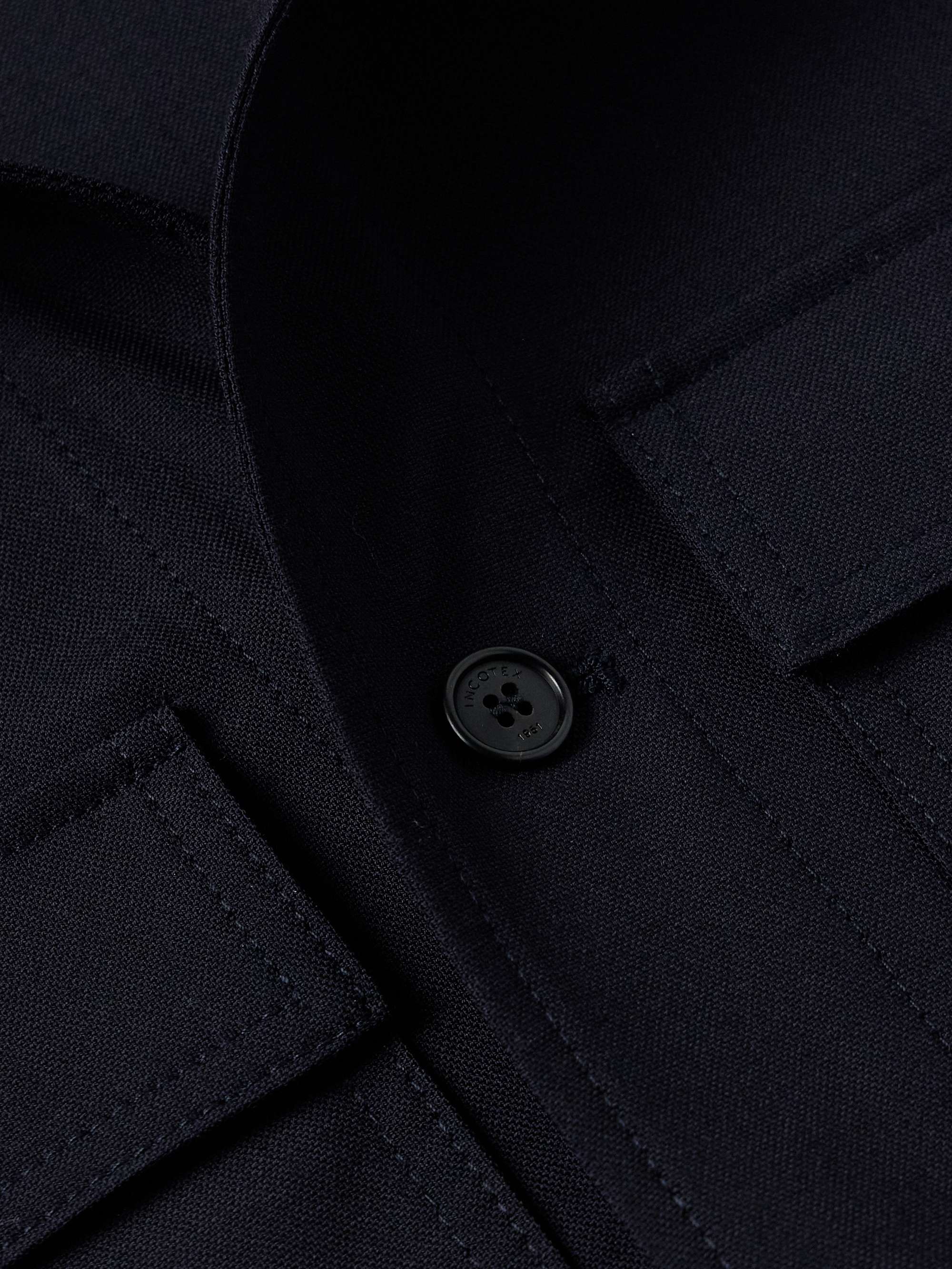 Slim-Fit Wool-Blend Overshirt view