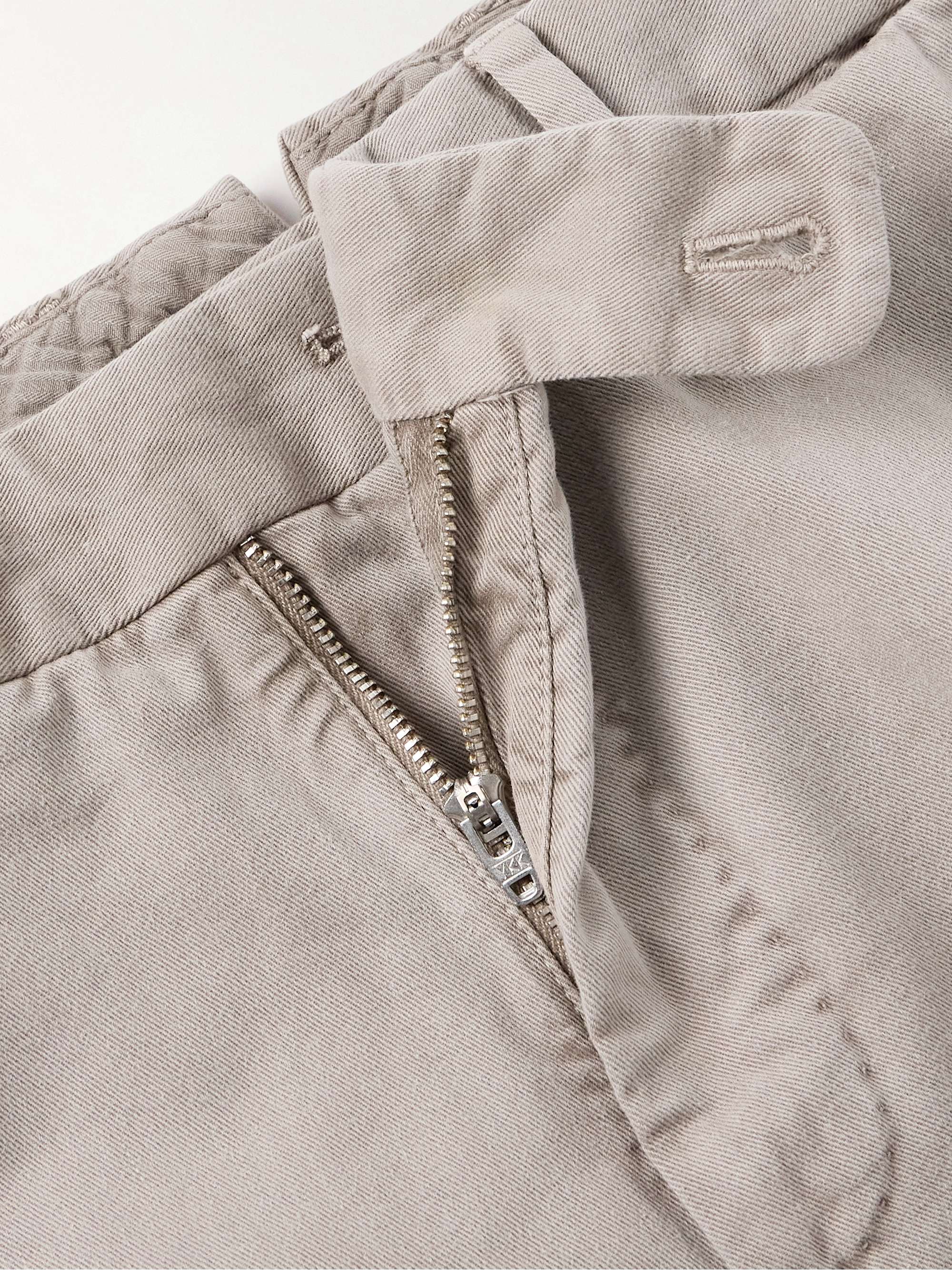 Venezia 1951 Slim-Fit Tapered Cotton-Twill Trousers view