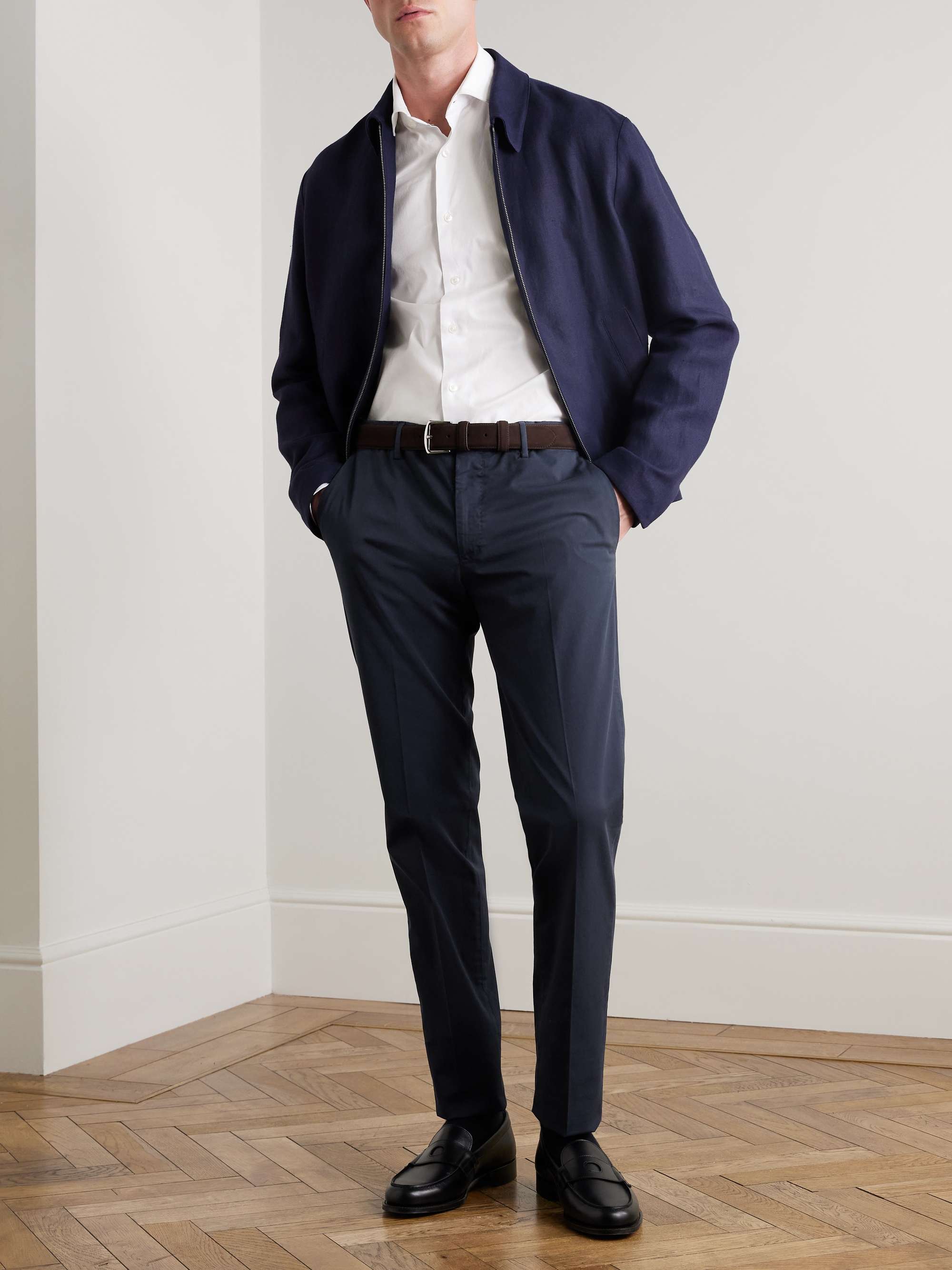 Glanshirt Slim-Fit Cotton Oxford Shirt view