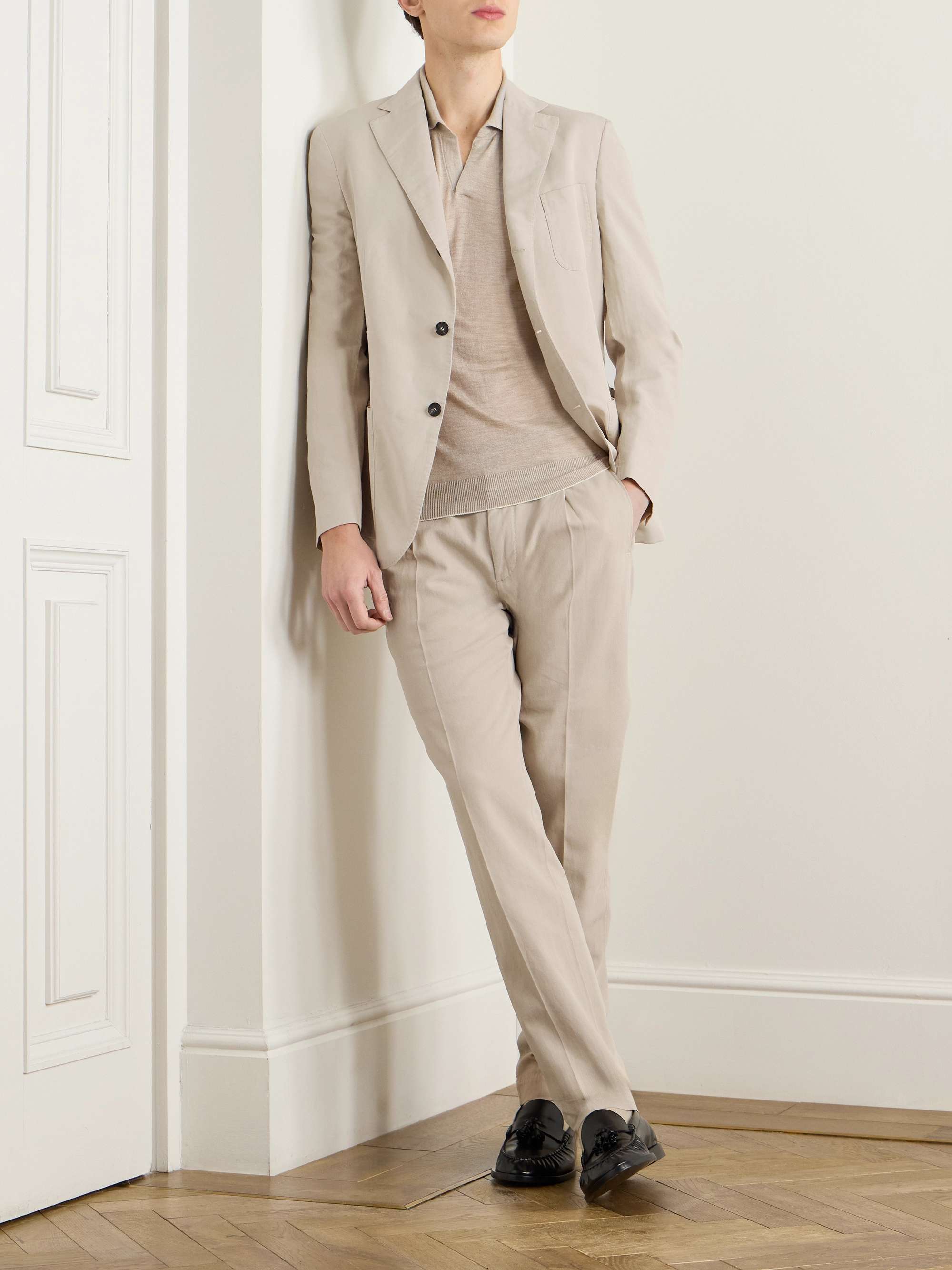 Venezia 1951 Garment-Dyed Chinolino Suit Jacket view