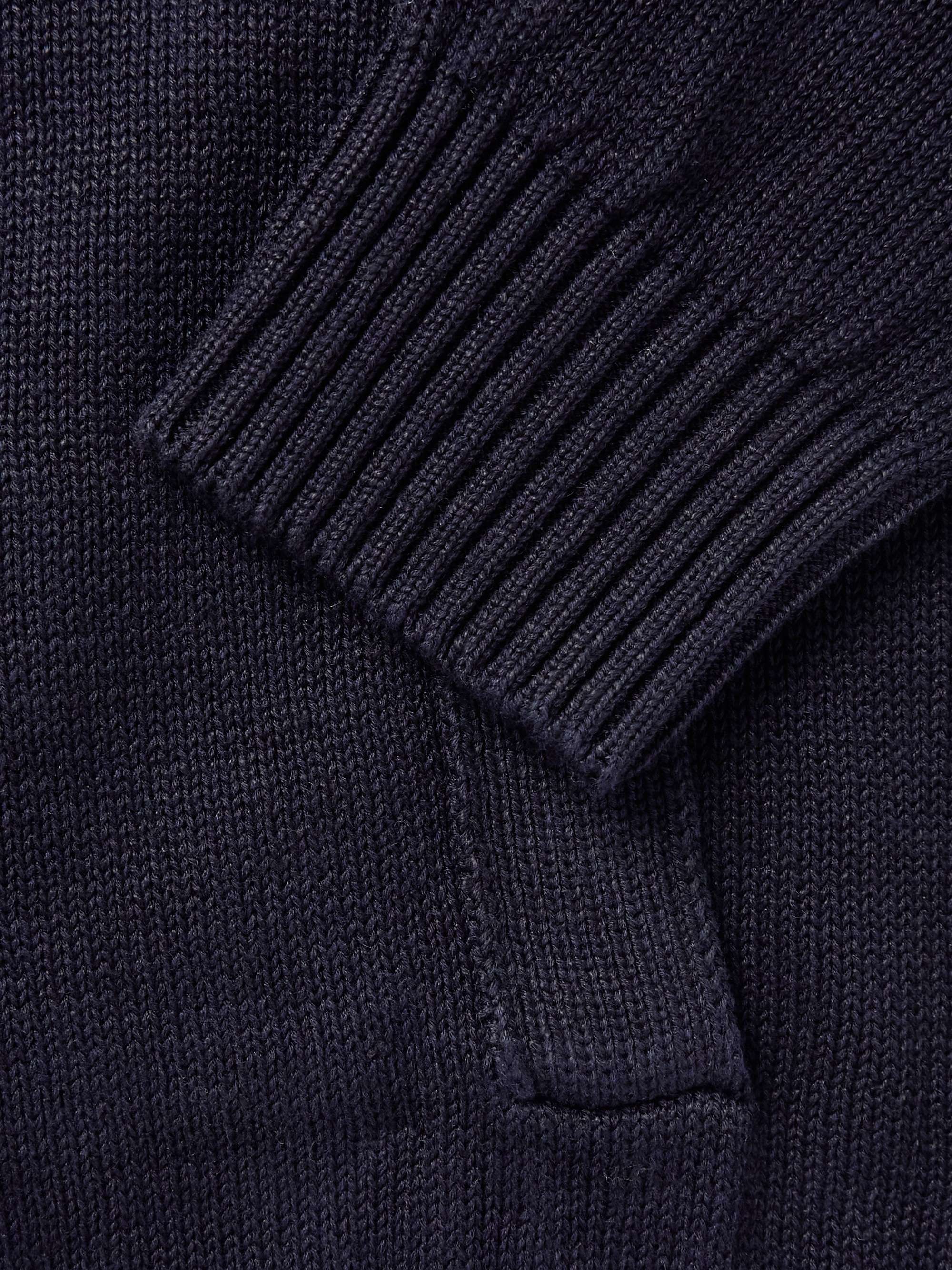 Zanone Linen and Cotton-Blend Cardigan view