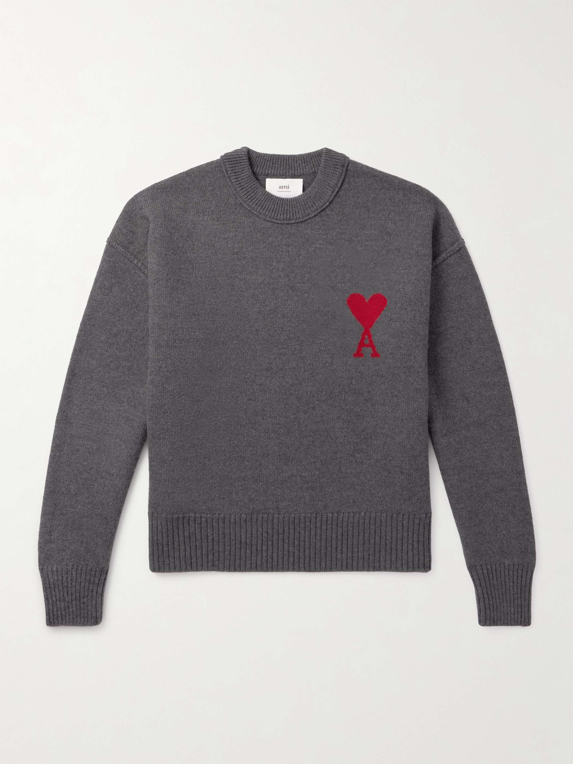ADC Logo-Intarsia Virgin Wool Sweater view