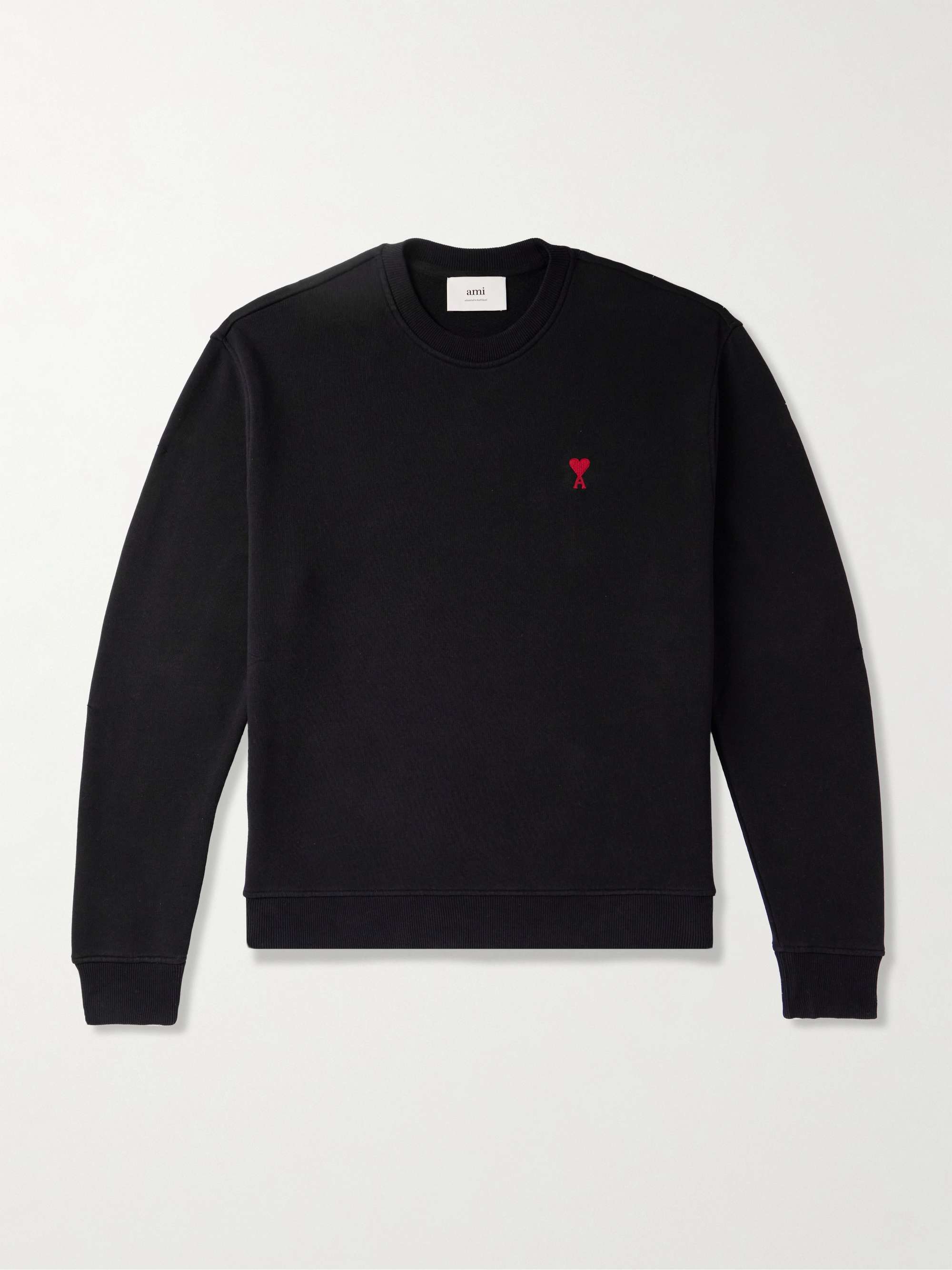 Ami de Coeur Logo-Embroidered Cotton-Blend Jersey Sweatshirt view