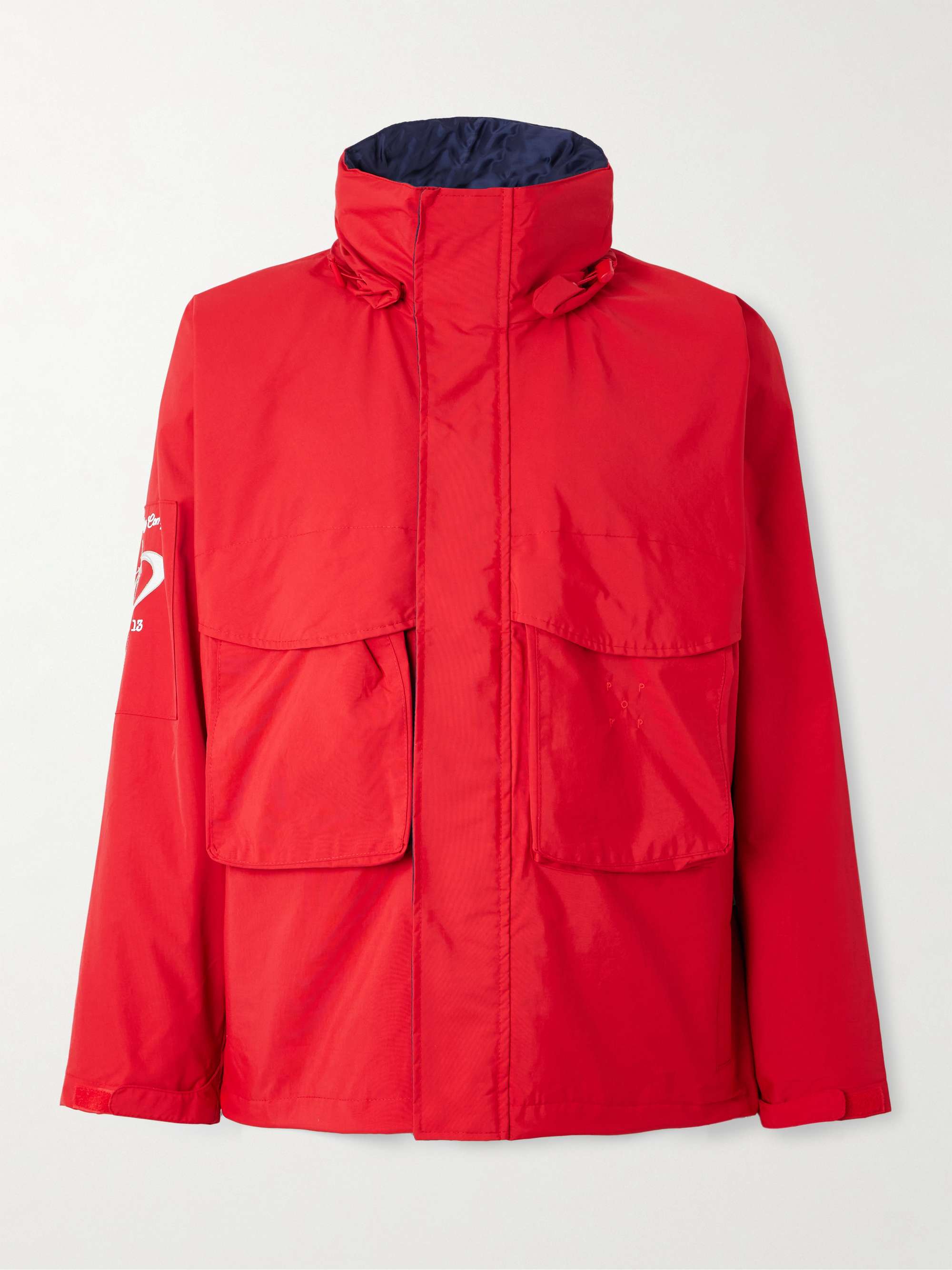 Nautical Logo-Embroidered Nylon Jacket view