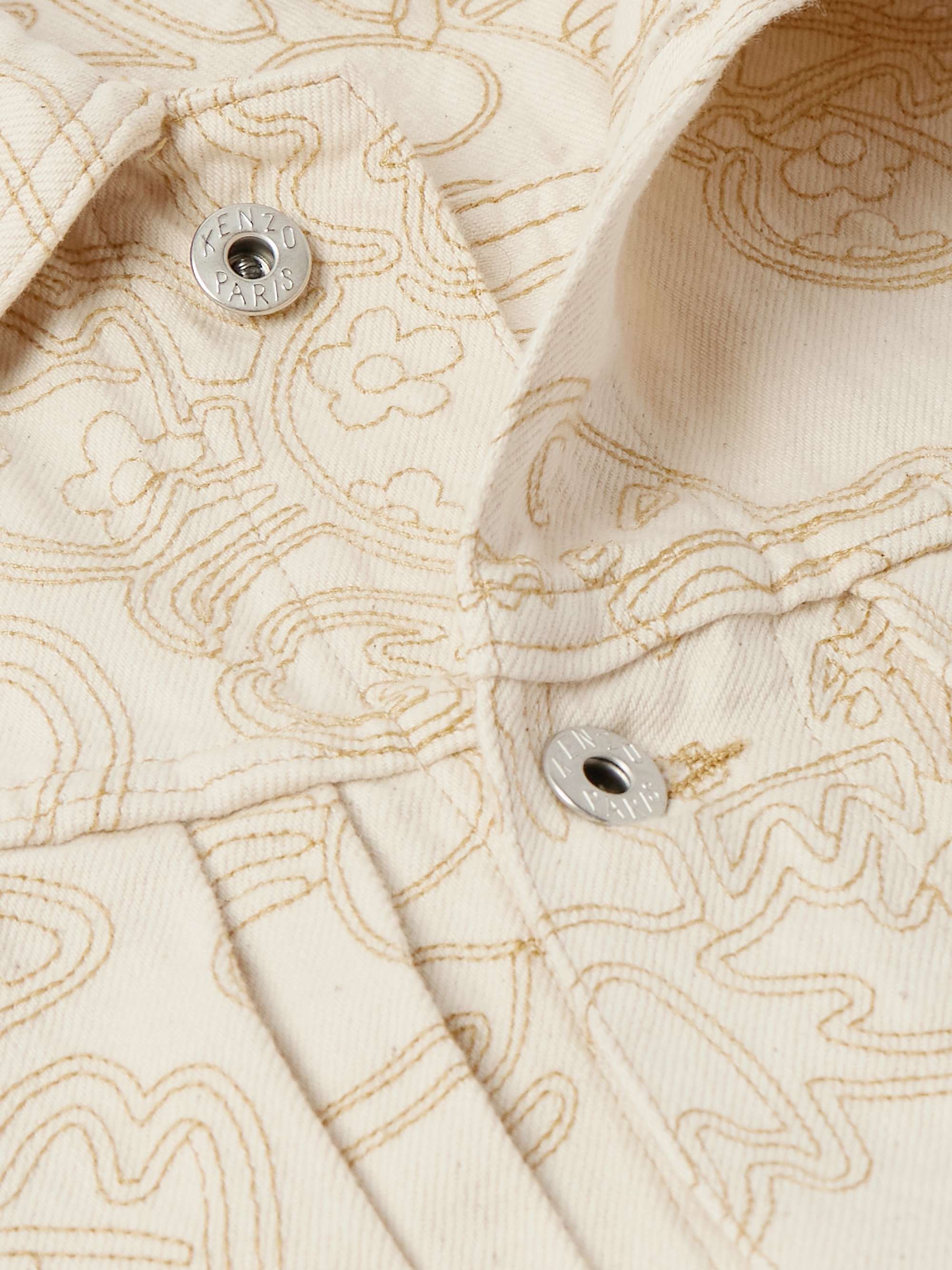 + Verdy Embroidered Denim Trucker Jacket view