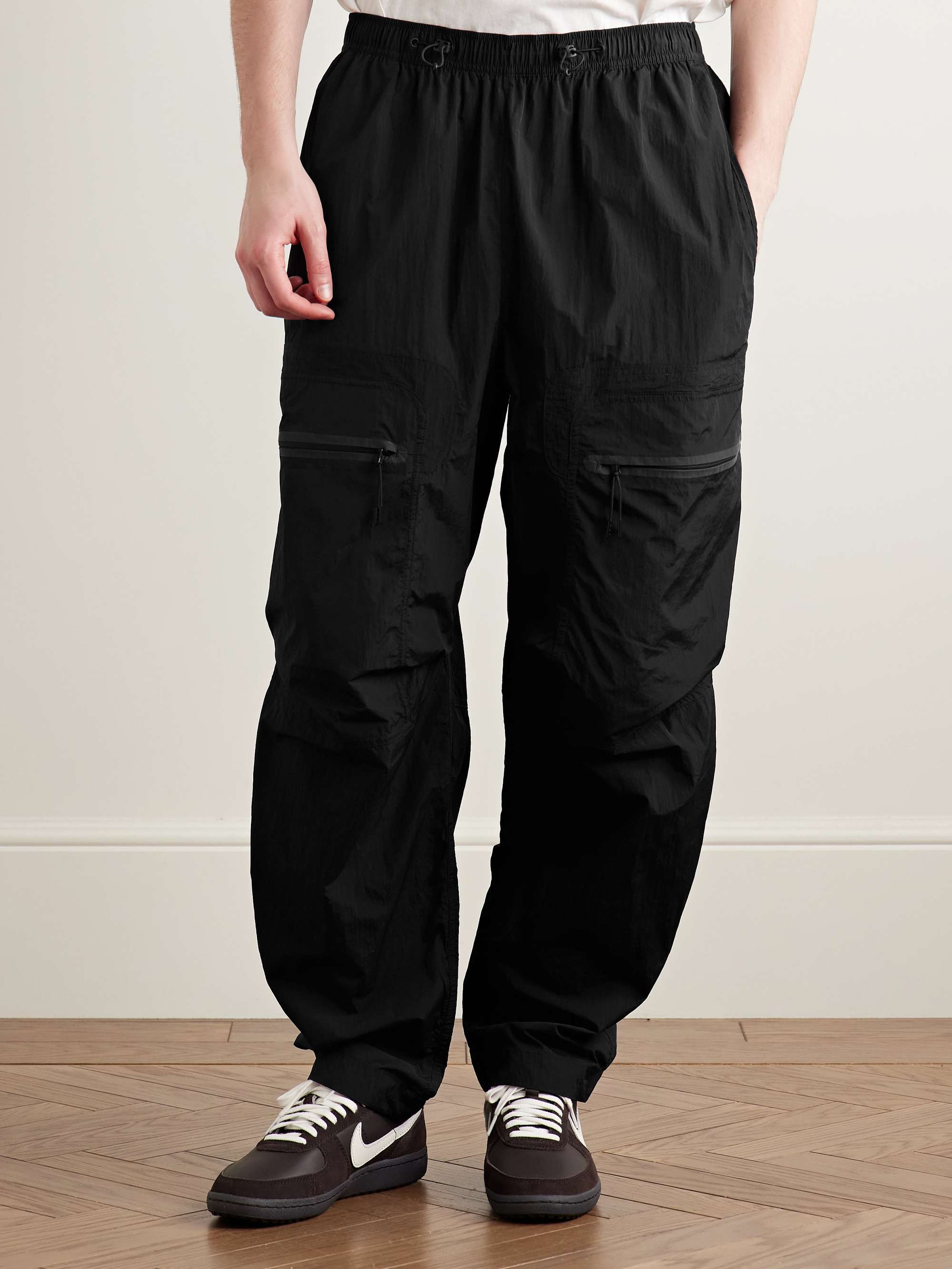 Tech Tapered Nylon Cargo Trousers view