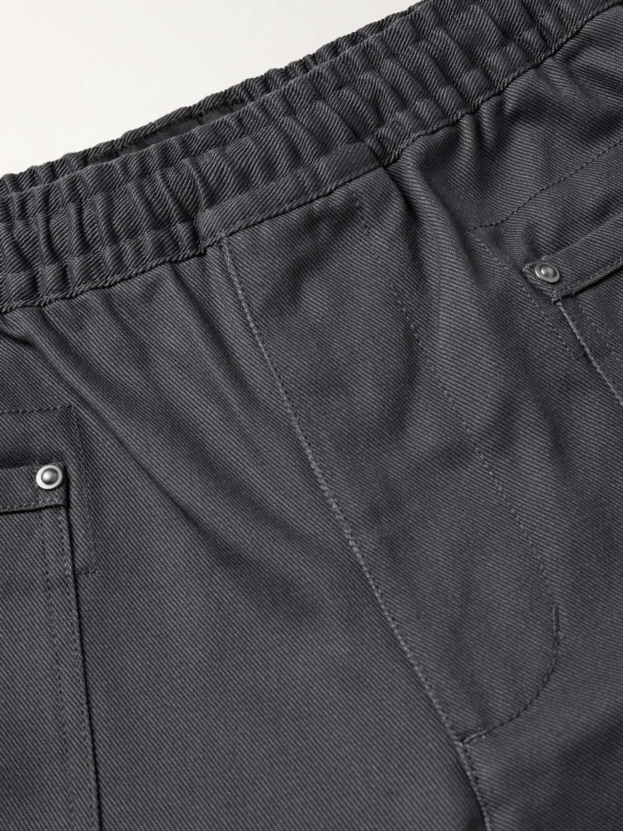 Life Utility Wide-Leg Cotton-Twill Trousers view