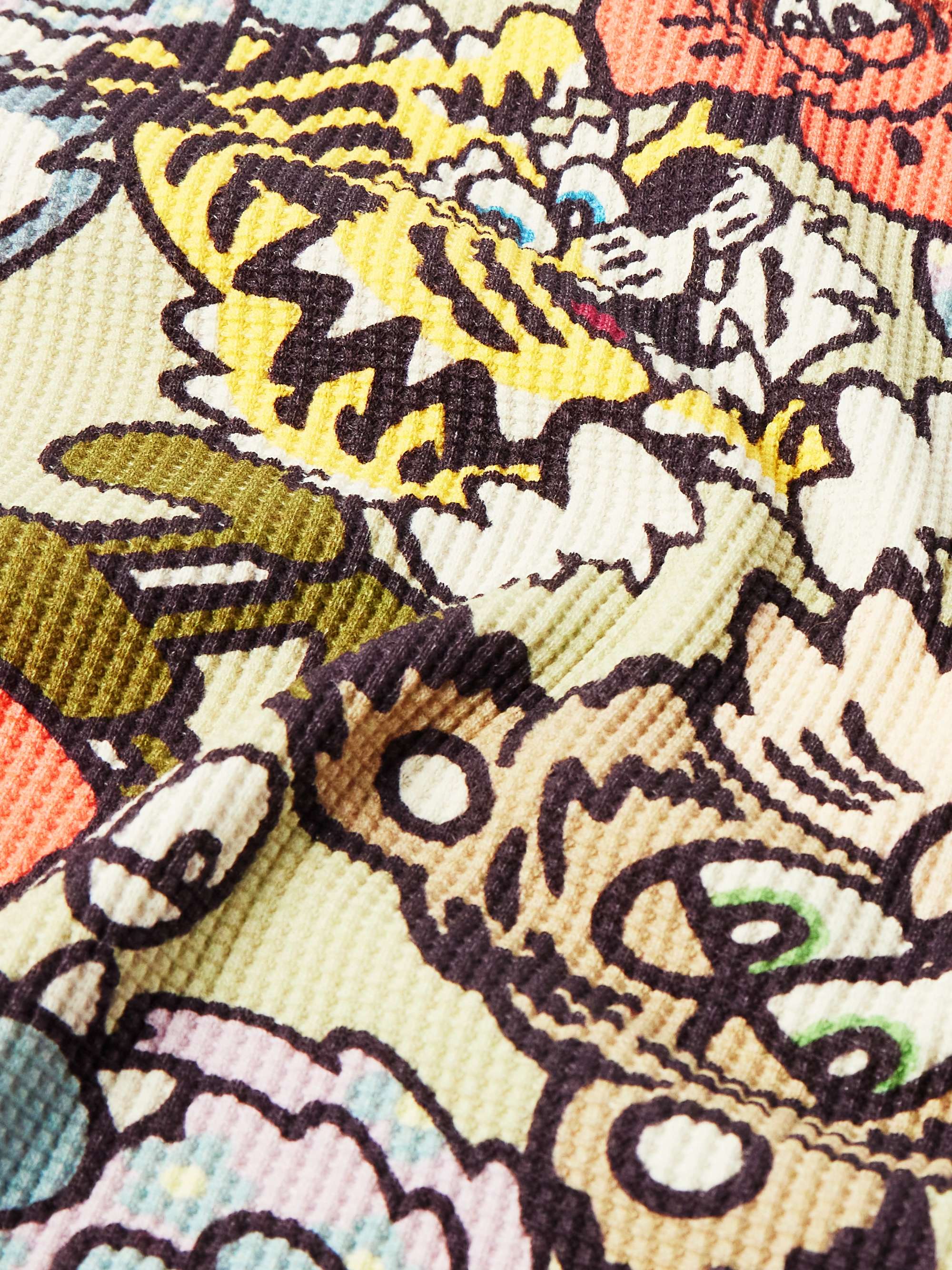 + Verdy Printed Waffle-Knit Cotton T-Shirt view