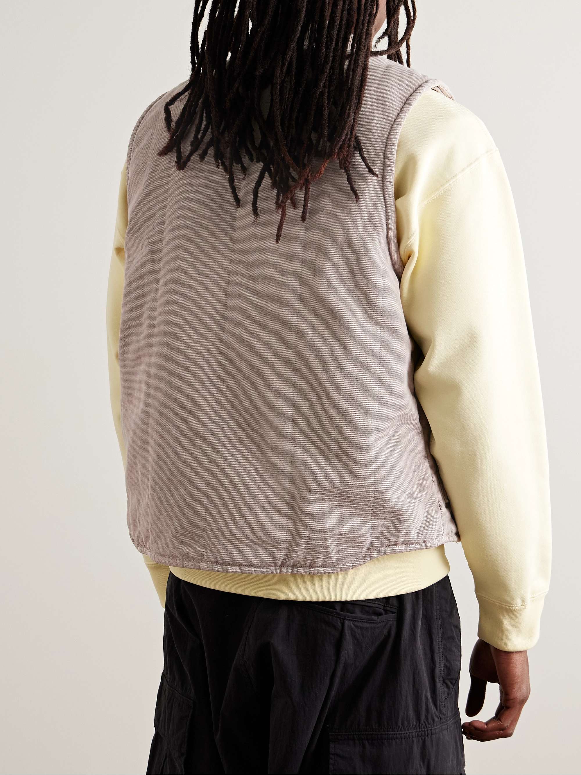 Life Padded Garment-Dyed Cotton-Canvas Gilet view